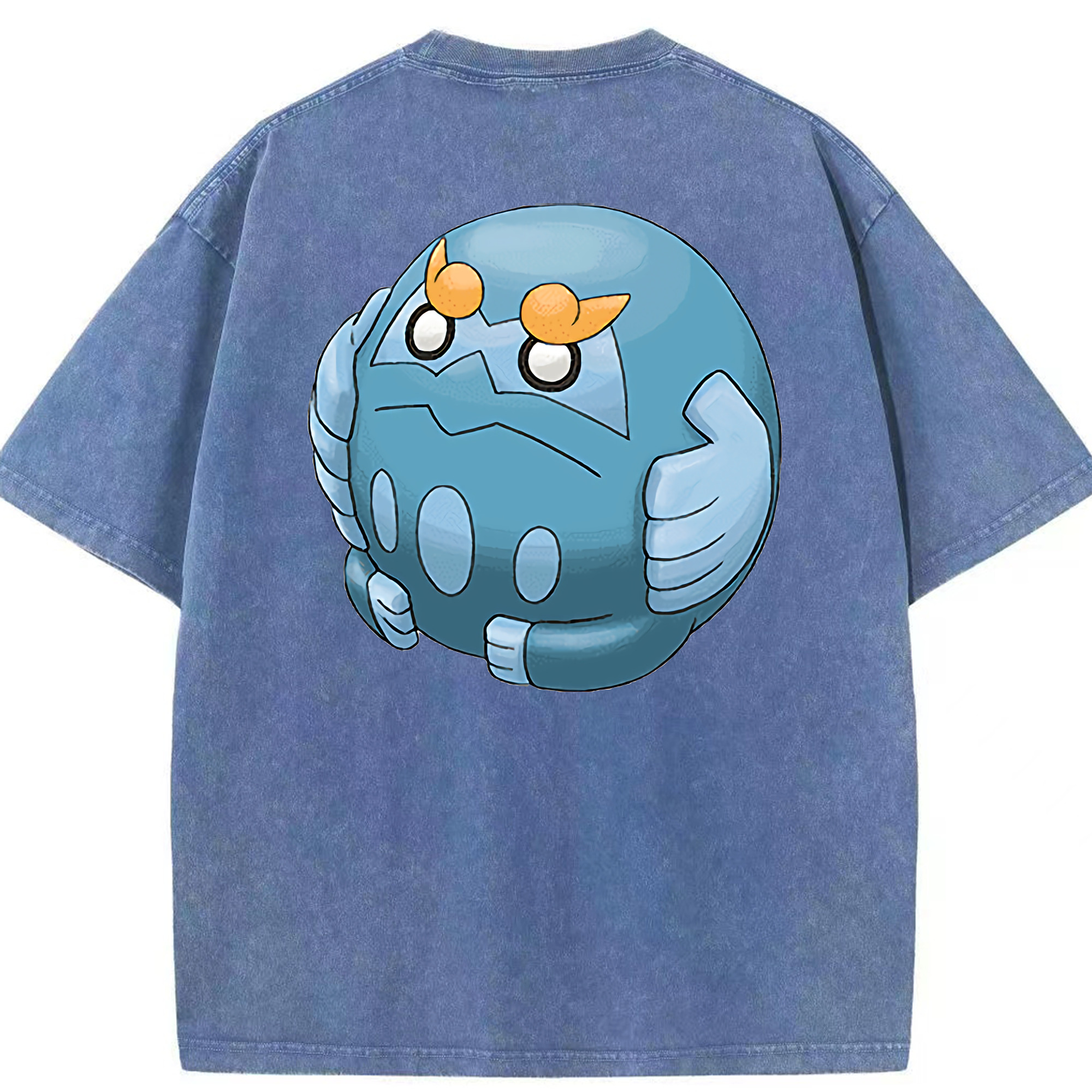 （画像用） ポケットモンスター Pokémon 綿100% ヴィンテージ風 半袖Tシャツ（背面プリント）