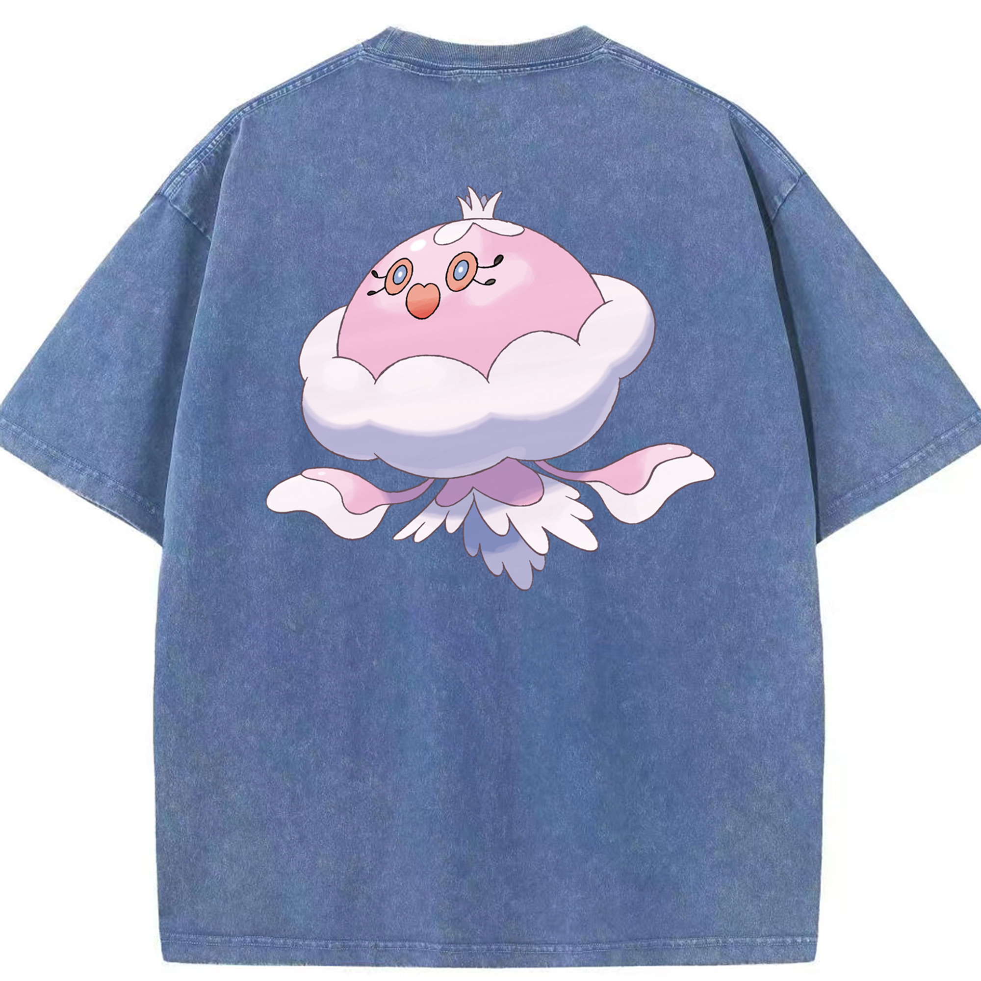 （画像用） ポケットモンスター Pokémon 綿100% ヴィンテージ風 半袖Tシャツ（背面プリント）