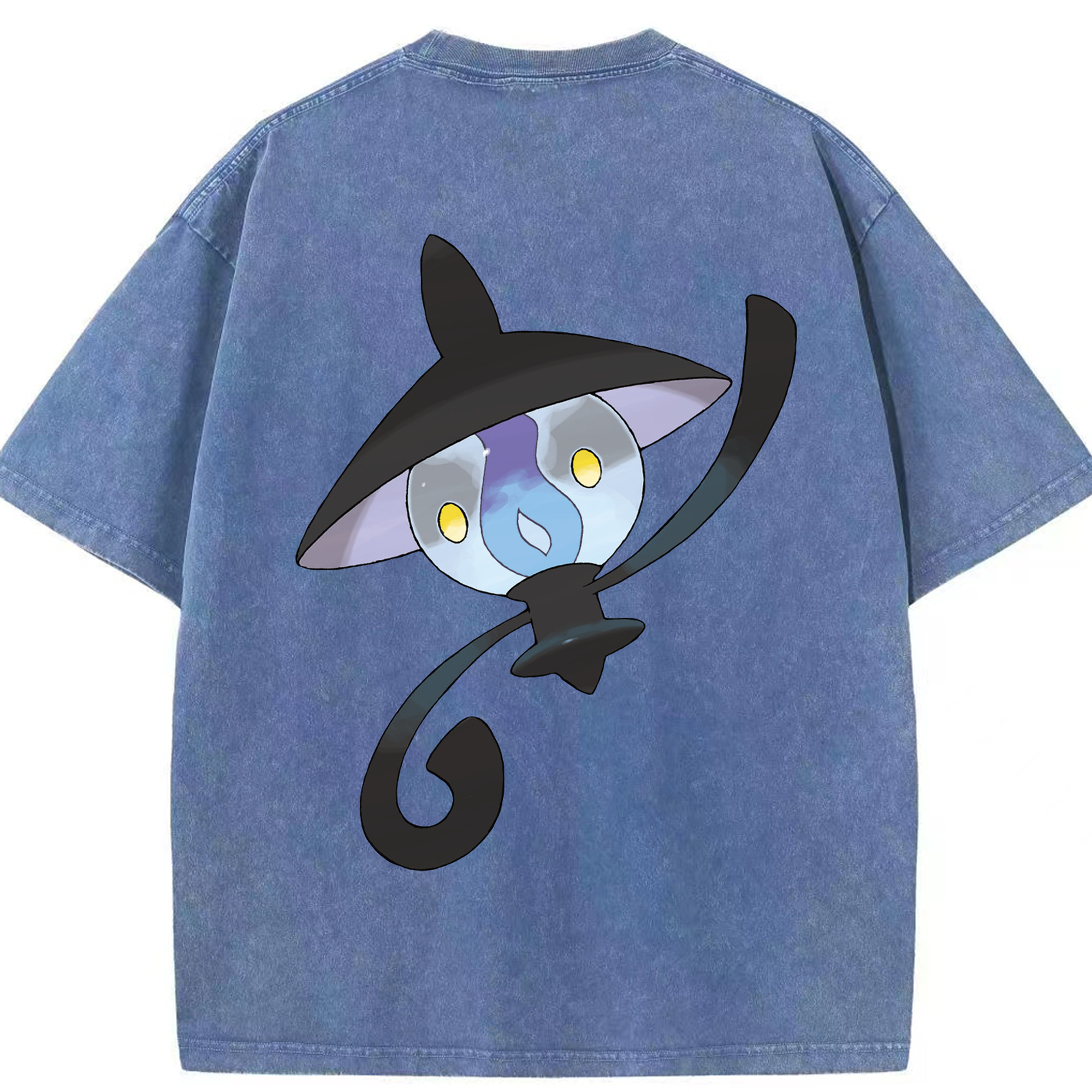 （画像用） ポケットモンスター Pokémon 綿100% ヴィンテージ風 半袖Tシャツ（背面プリント）