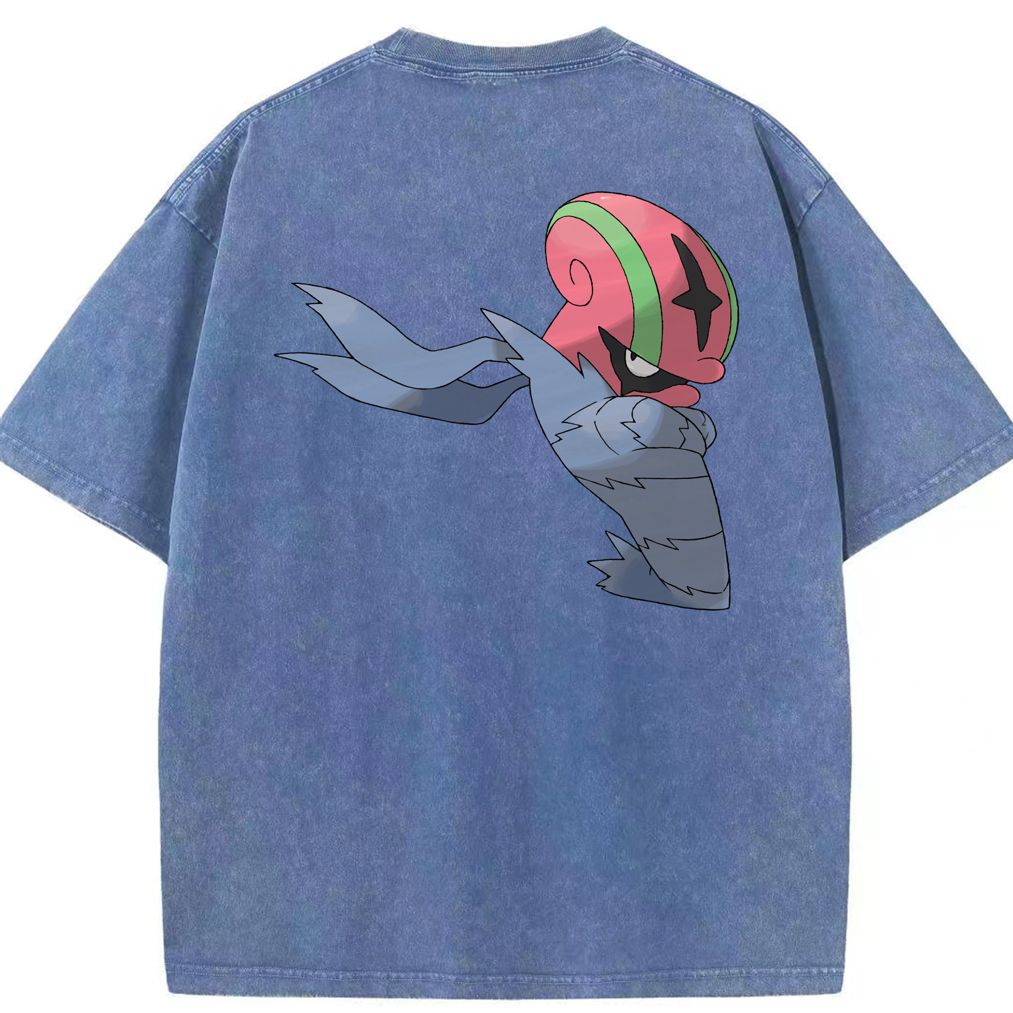 （画像用） ポケットモンスター Pokémon 綿100% ヴィンテージ風 半袖Tシャツ（背面プリント）