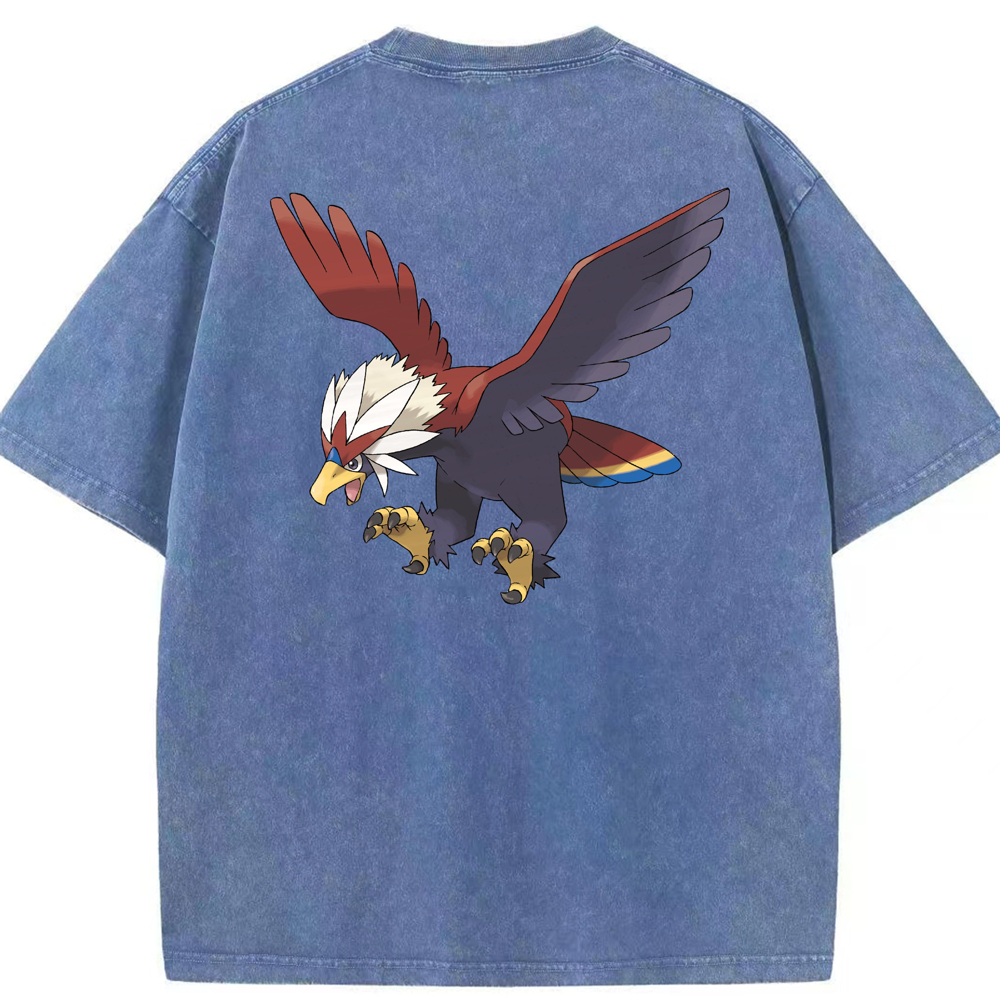 （画像用） ポケットモンスター Pokémon 綿100% ヴィンテージ風 半袖Tシャツ（背面プリント）