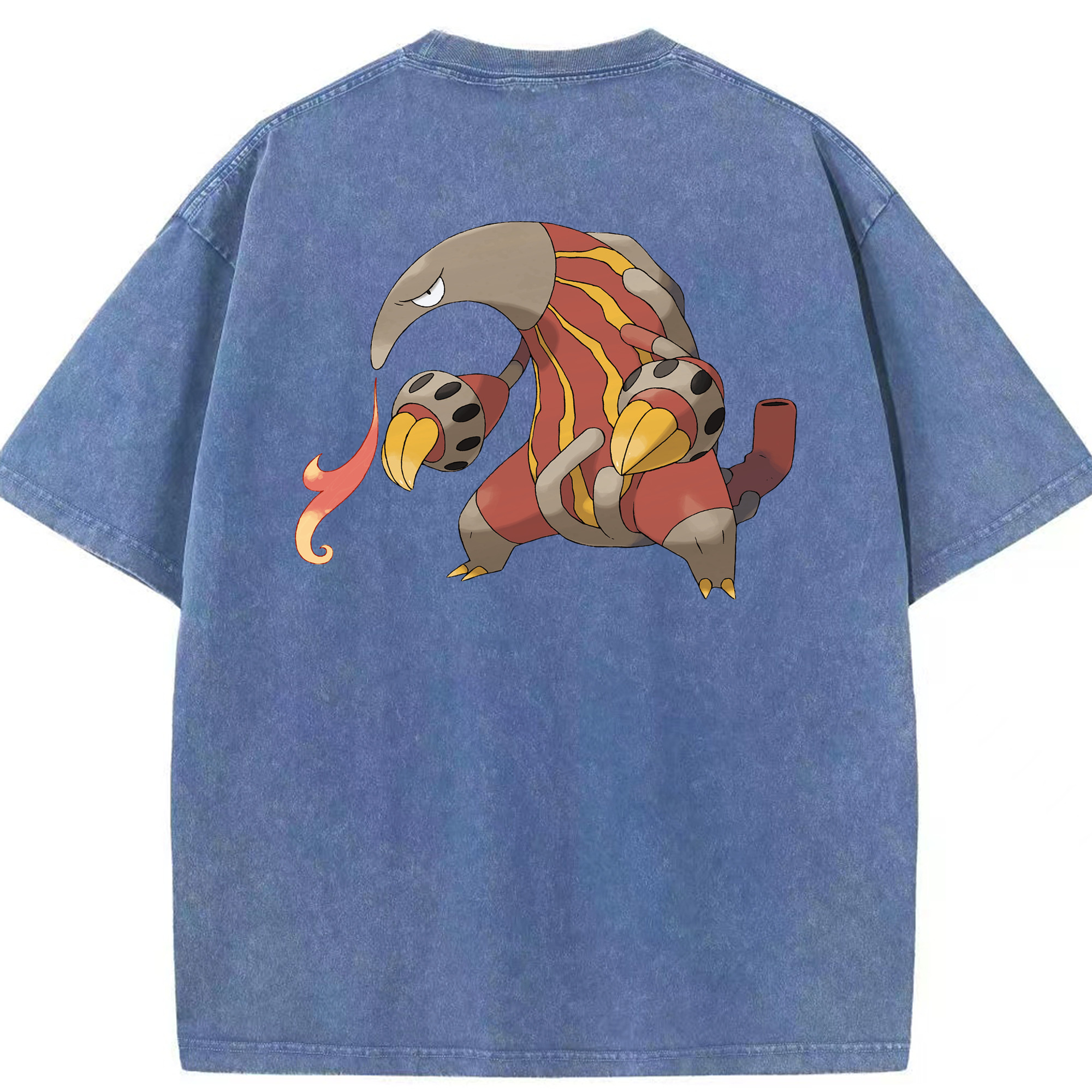 （画像用） ポケットモンスター Pokémon 綿100% ヴィンテージ風 半袖Tシャツ（背面プリント）