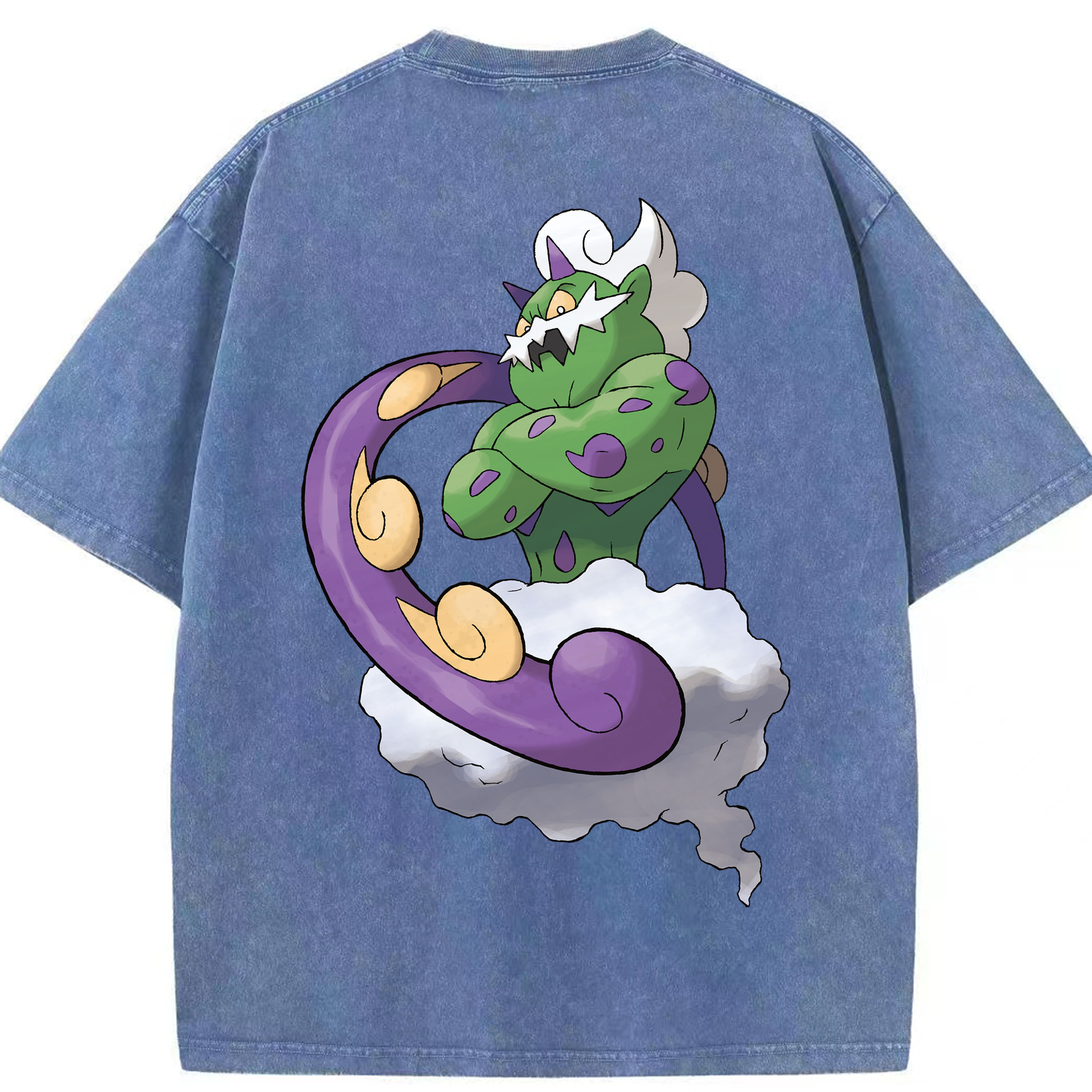 （画像用） ポケットモンスター Pokémon 綿100% ヴィンテージ風 半袖Tシャツ（背面プリント）