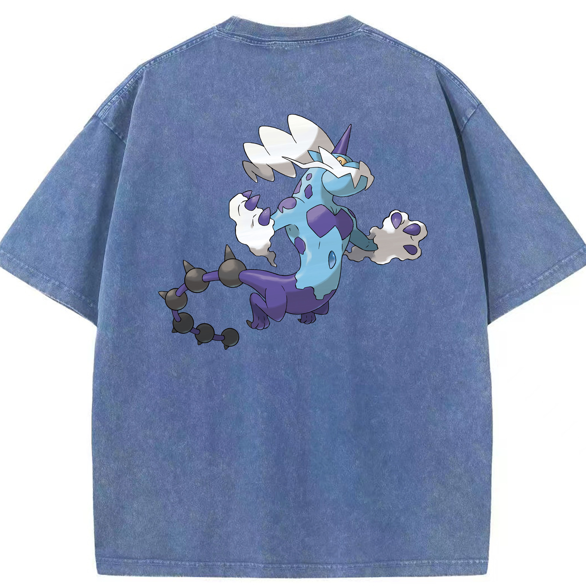 （画像用） ポケットモンスター Pokémon 綿100% ヴィンテージ風 半袖Tシャツ（背面プリント）