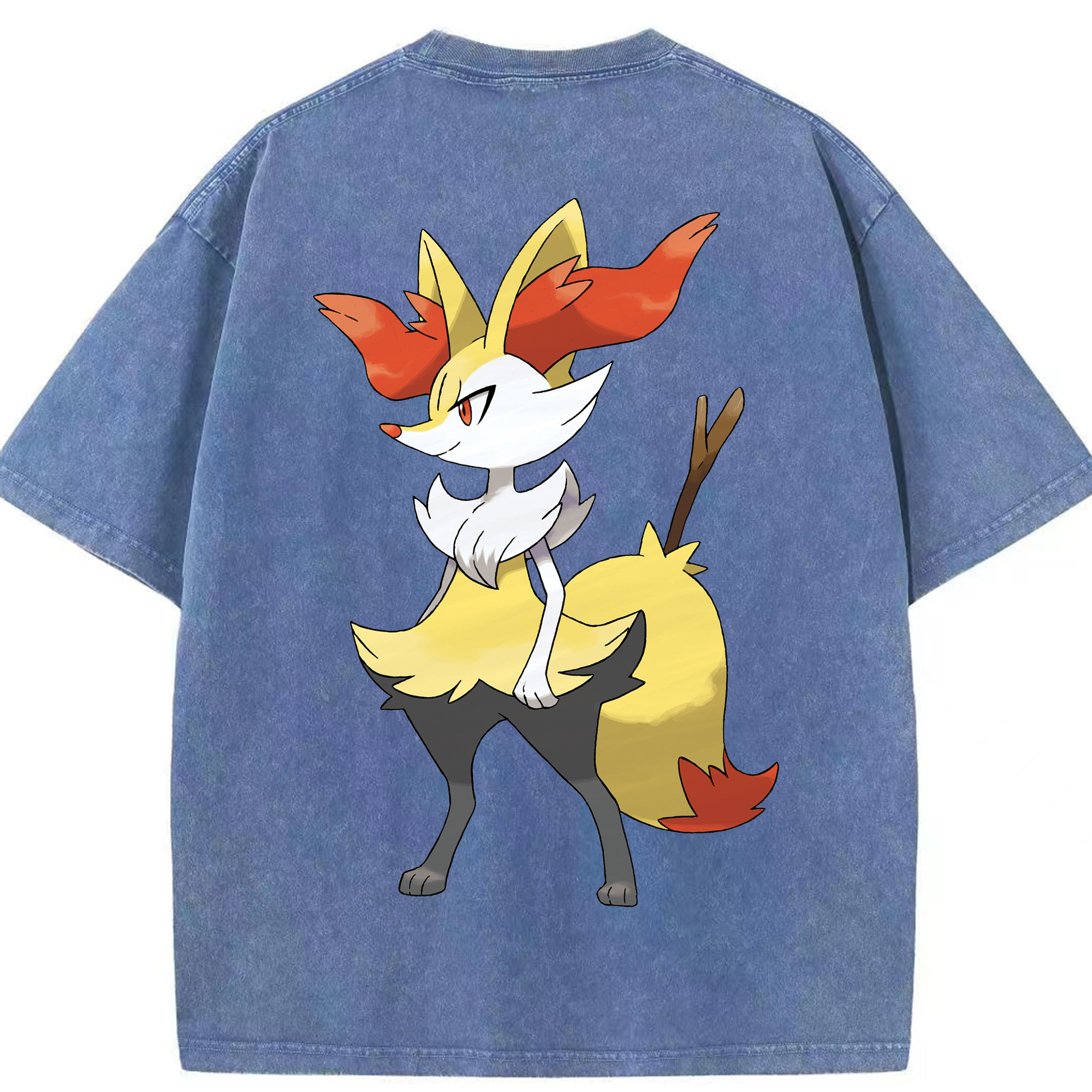 （画像用） ポケットモンスター Pokémon 綿100% ヴィンテージ風 半袖Tシャツ（背面プリント）