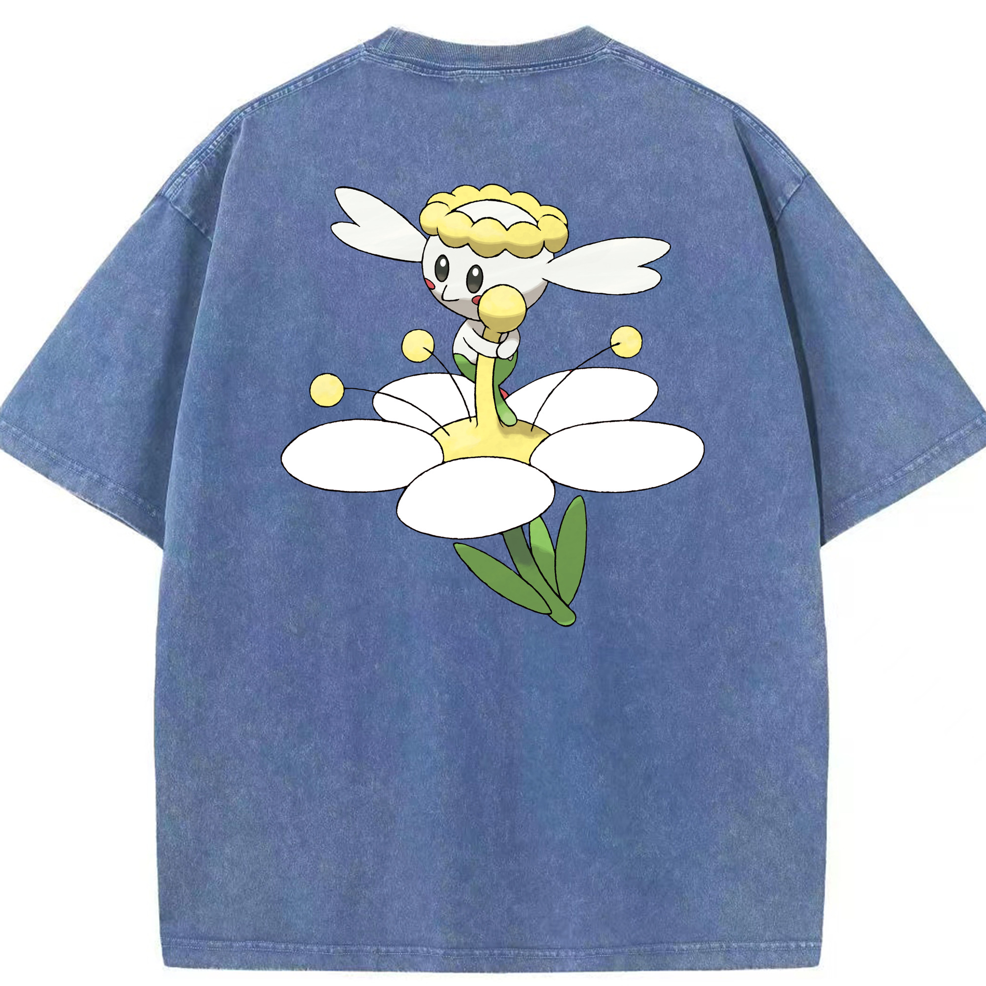 （画像用） ポケットモンスター Pokémon 綿100% ヴィンテージ風 半袖Tシャツ（背面プリント）