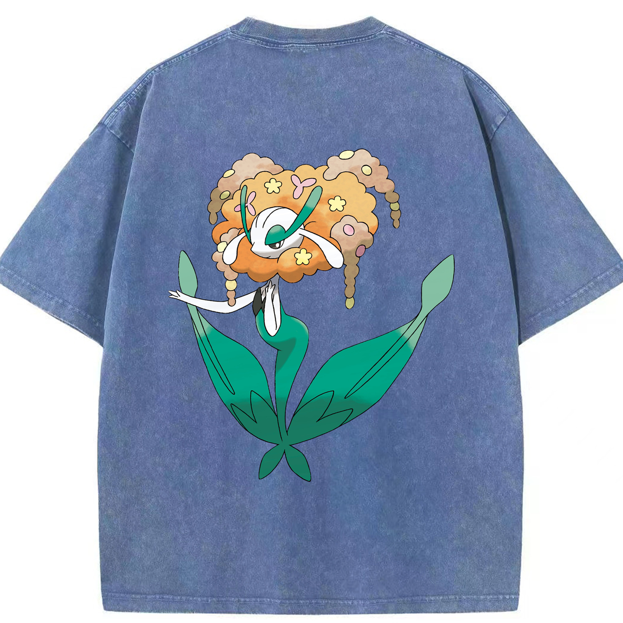 （画像用） ポケットモンスター Pokémon 綿100% ヴィンテージ風 半袖Tシャツ（背面プリント）