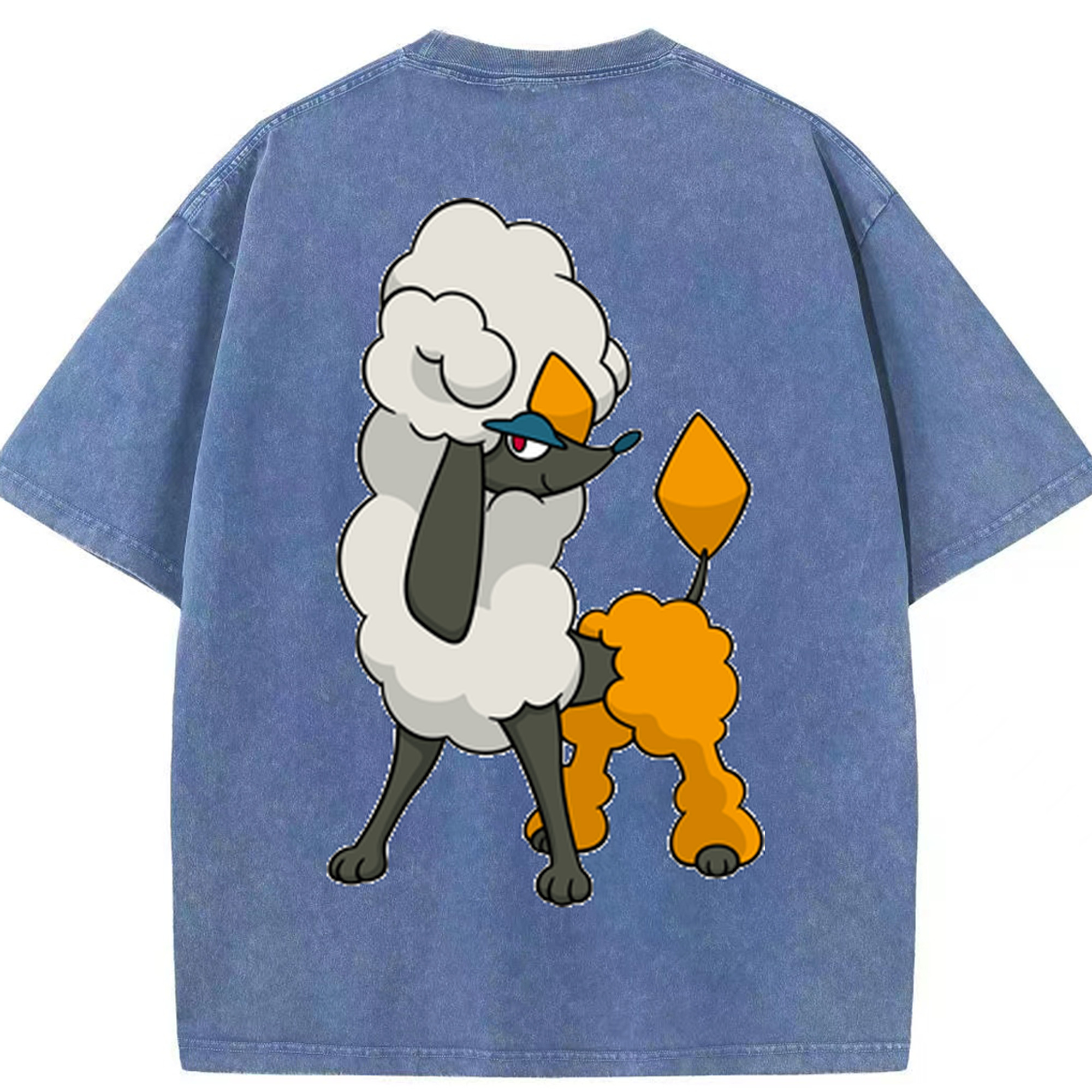 （画像用） ポケットモンスター Pokémon 綿100% ヴィンテージ風 半袖Tシャツ（背面プリント）