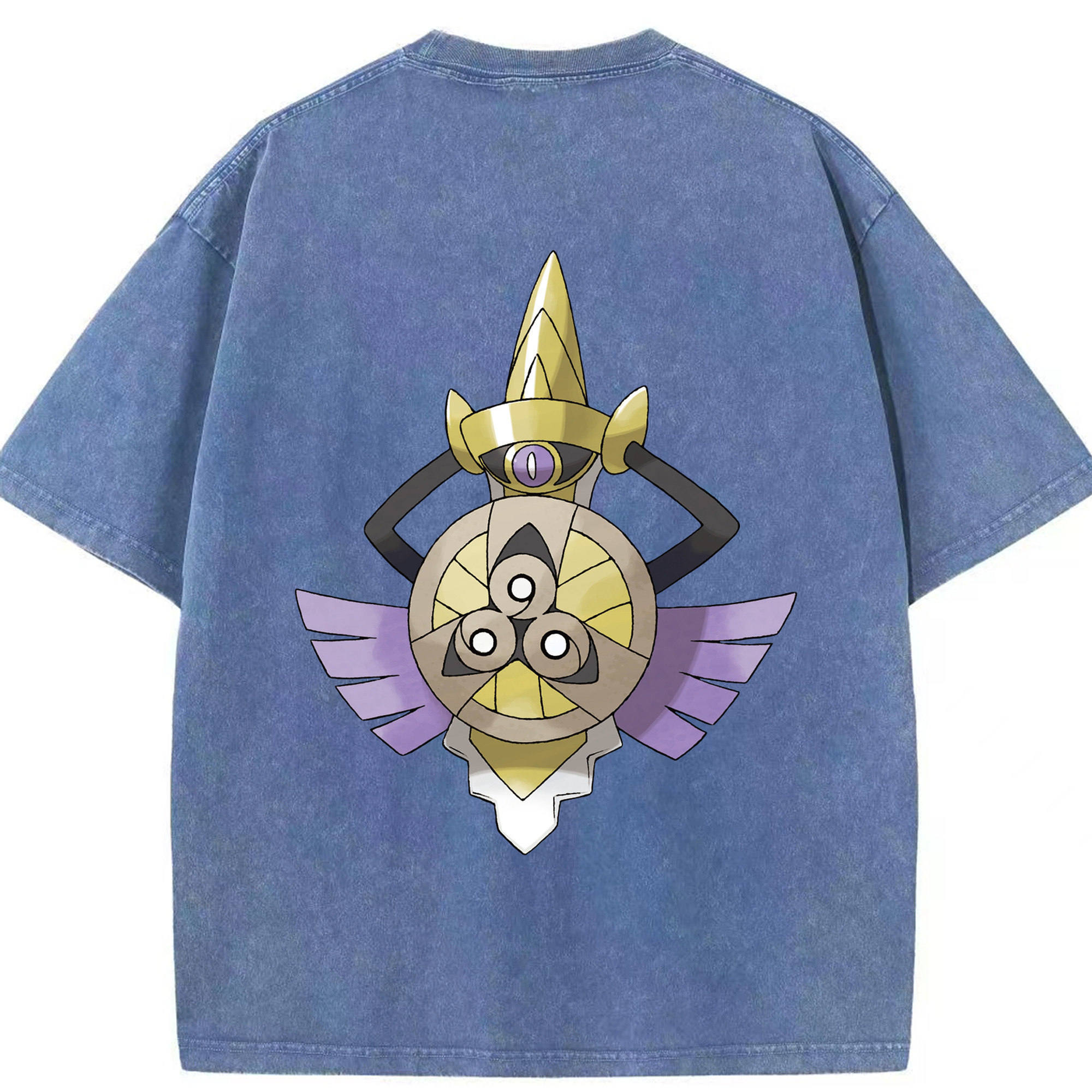（画像用） ポケットモンスター Pokémon 綿100% ヴィンテージ風 半袖Tシャツ（背面プリント）