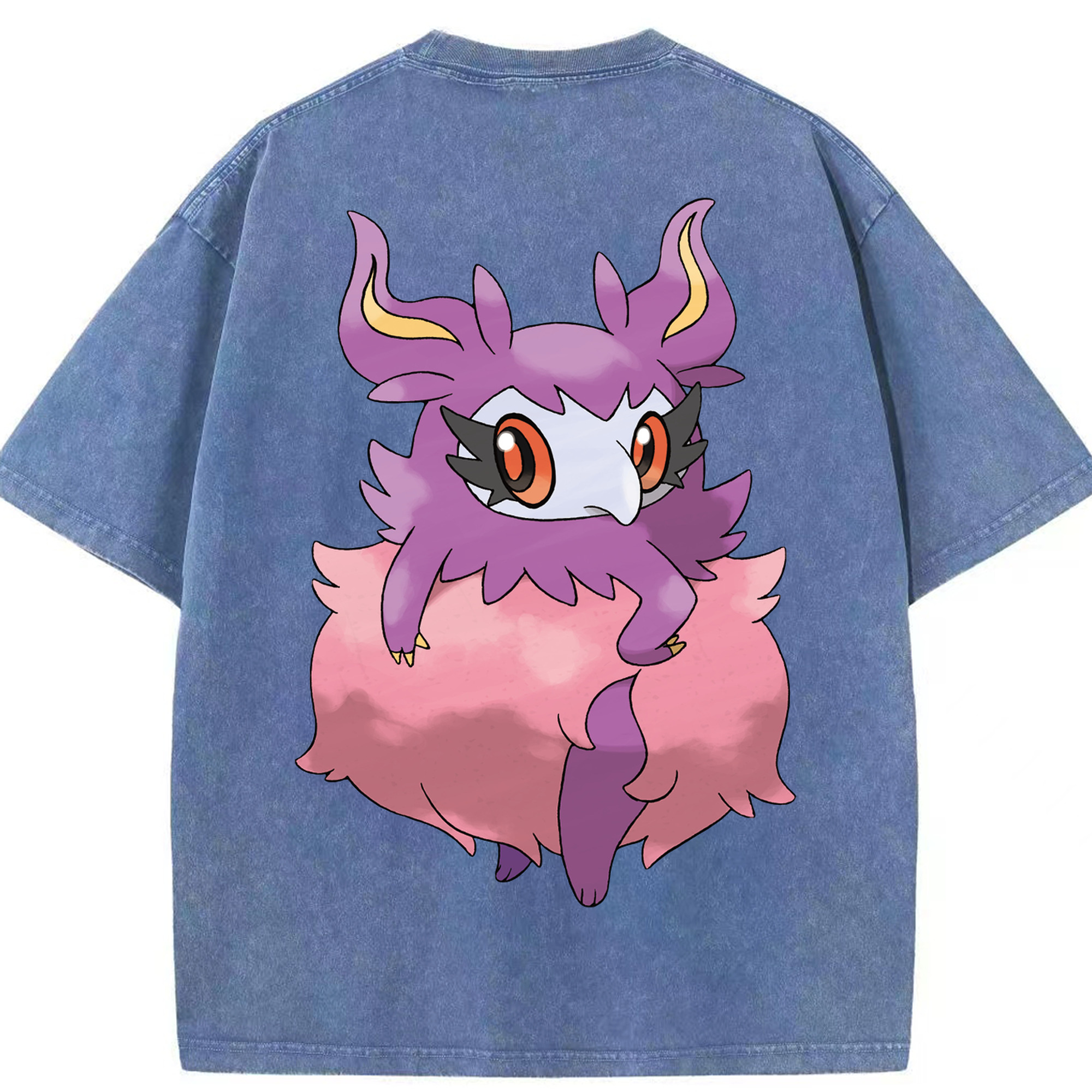 （画像用） ポケットモンスター Pokémon 綿100% ヴィンテージ風 半袖Tシャツ（背面プリント）
