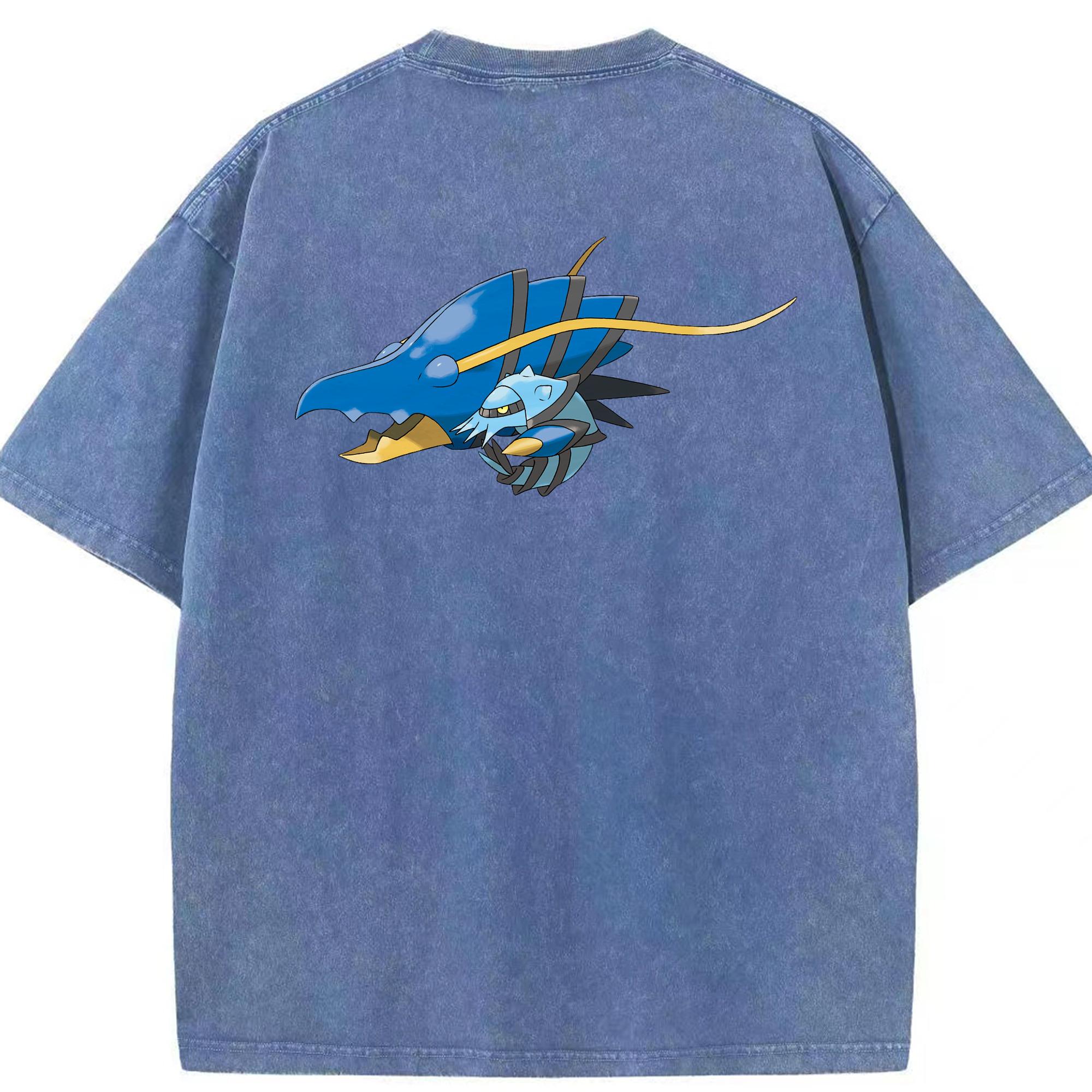 （画像用） ポケットモンスター Pokémon 綿100% ヴィンテージ風 半袖Tシャツ（背面プリント）
