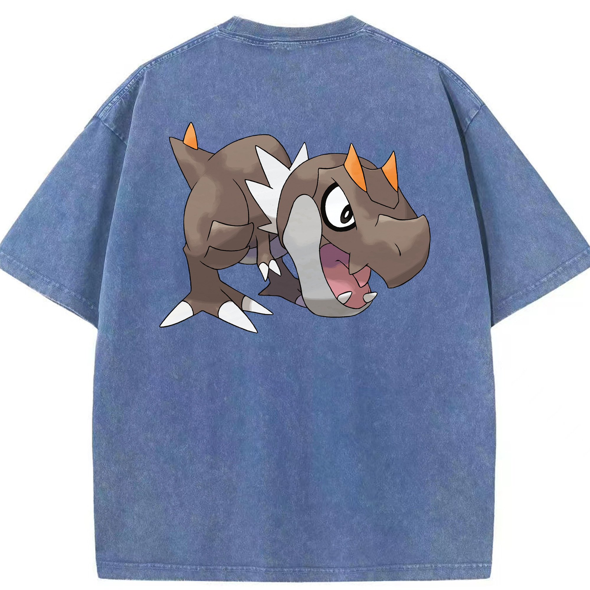 （画像用） ポケットモンスター Pokémon 綿100% ヴィンテージ風 半袖Tシャツ（背面プリント）