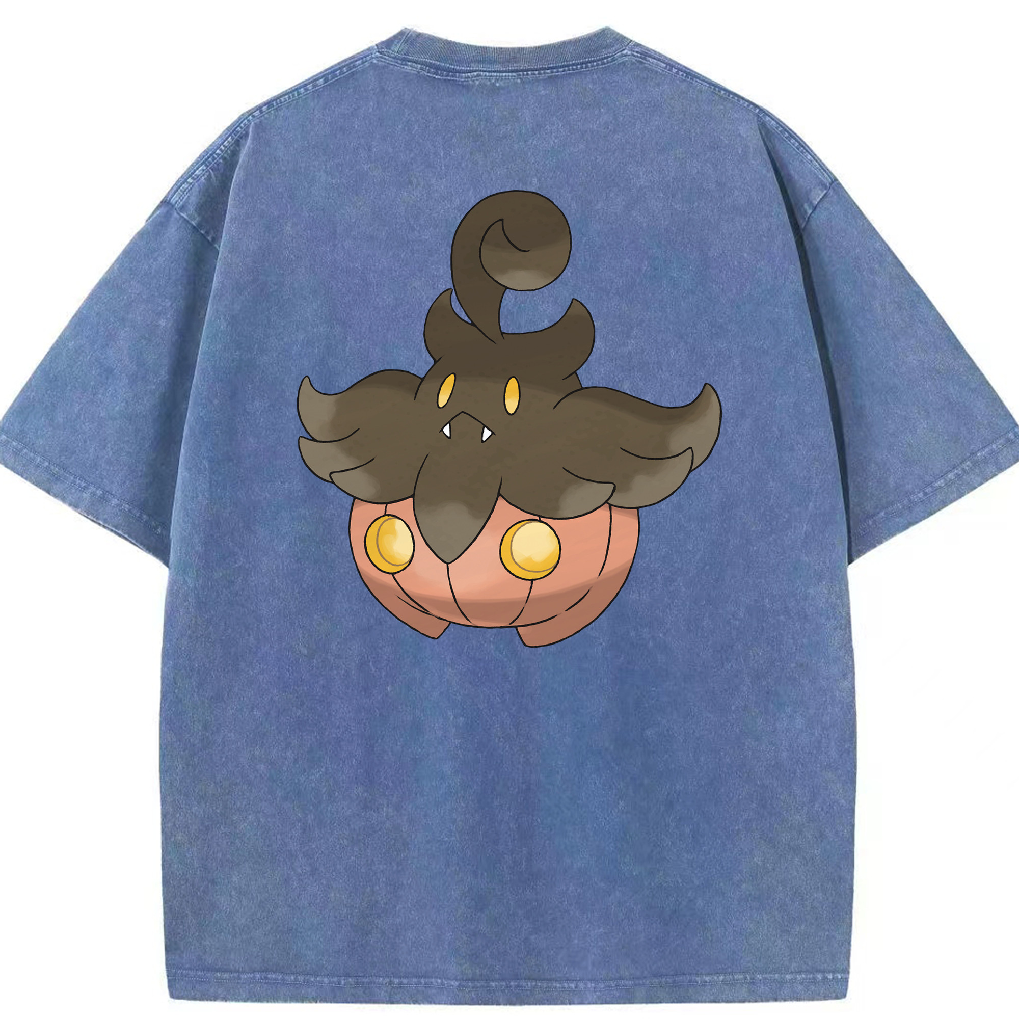 （画像用） ポケットモンスター Pokémon 綿100% ヴィンテージ風 半袖Tシャツ（背面プリント）