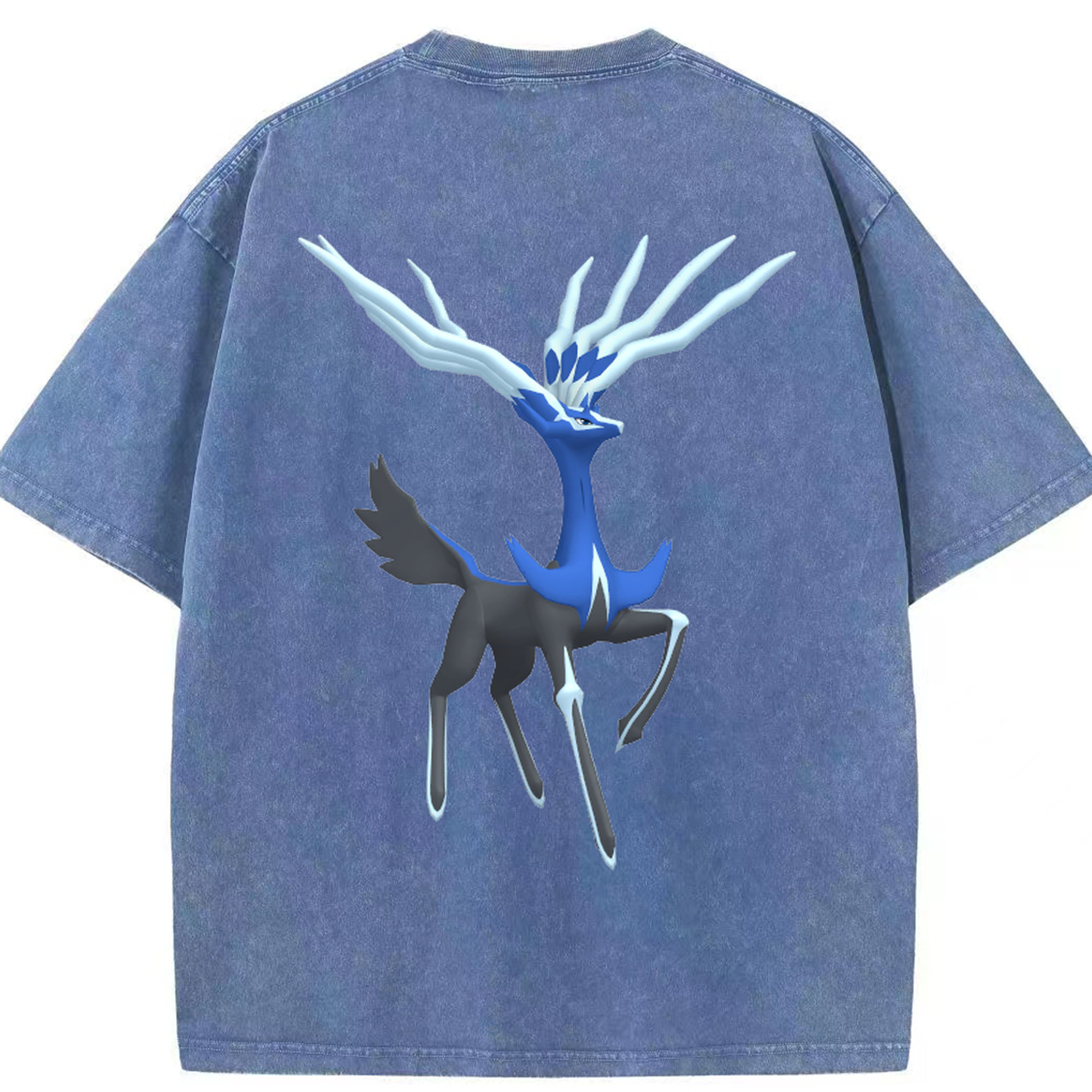 （画像用） ポケットモンスター Pokémon 綿100% ヴィンテージ風 半袖Tシャツ（背面プリント）