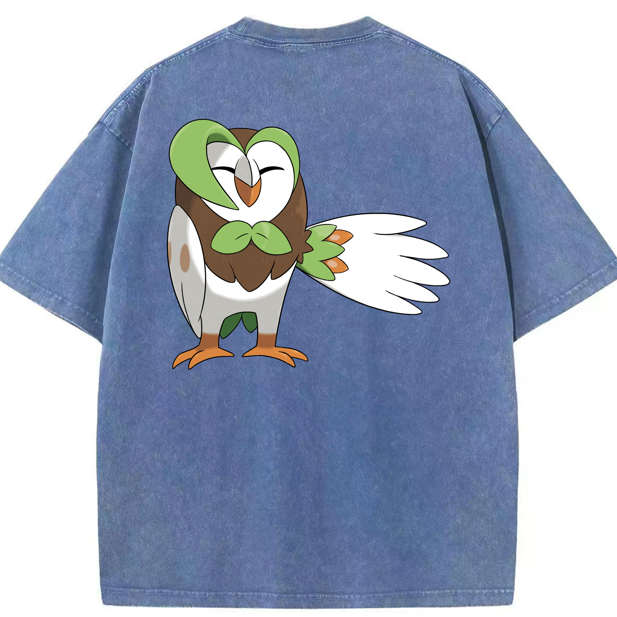 （画像用） ポケットモンスター Pokémon 綿100% ヴィンテージ風 半袖Tシャツ（背面プリント）