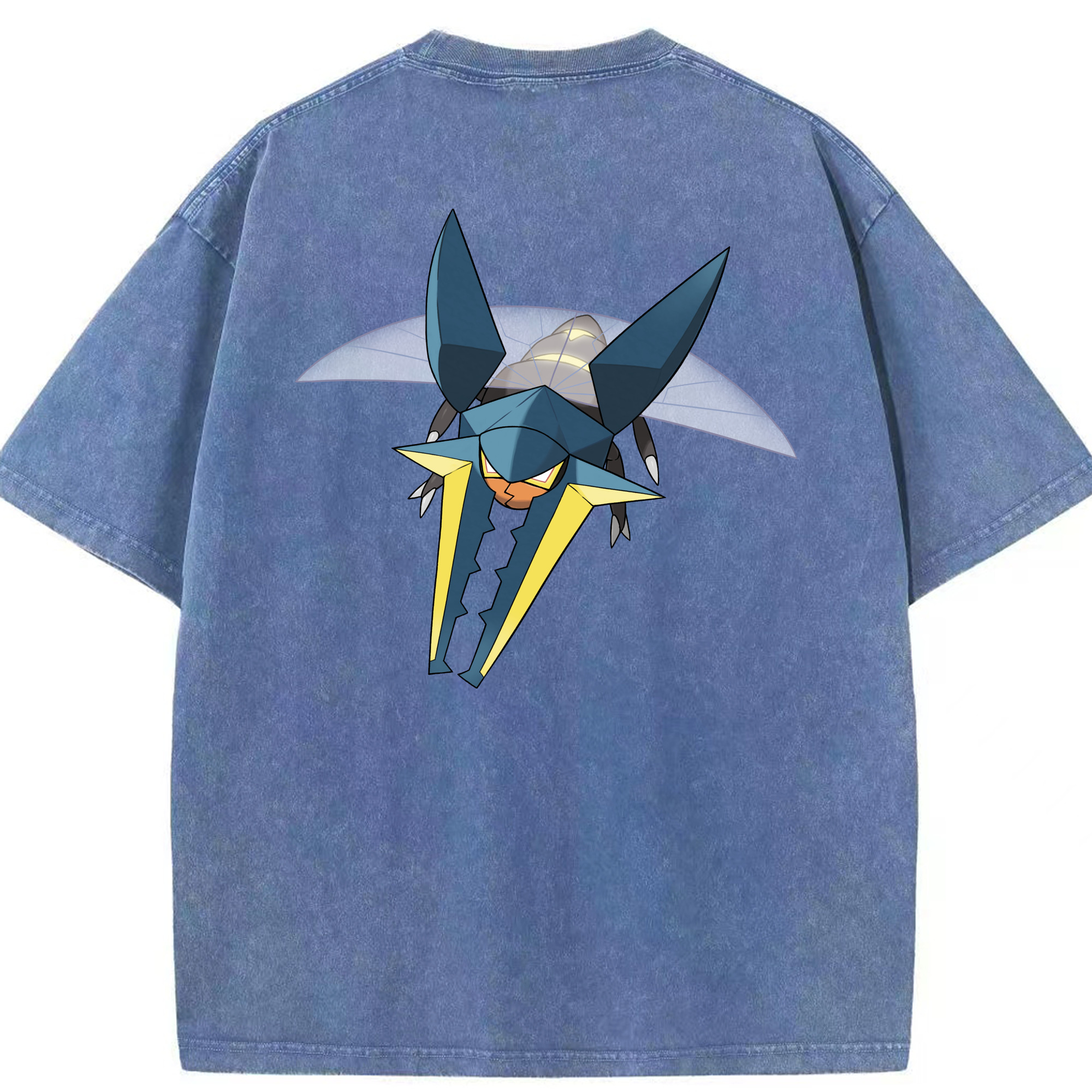 （画像用） ポケットモンスター Pokémon 綿100% ヴィンテージ風 半袖Tシャツ（背面プリント）