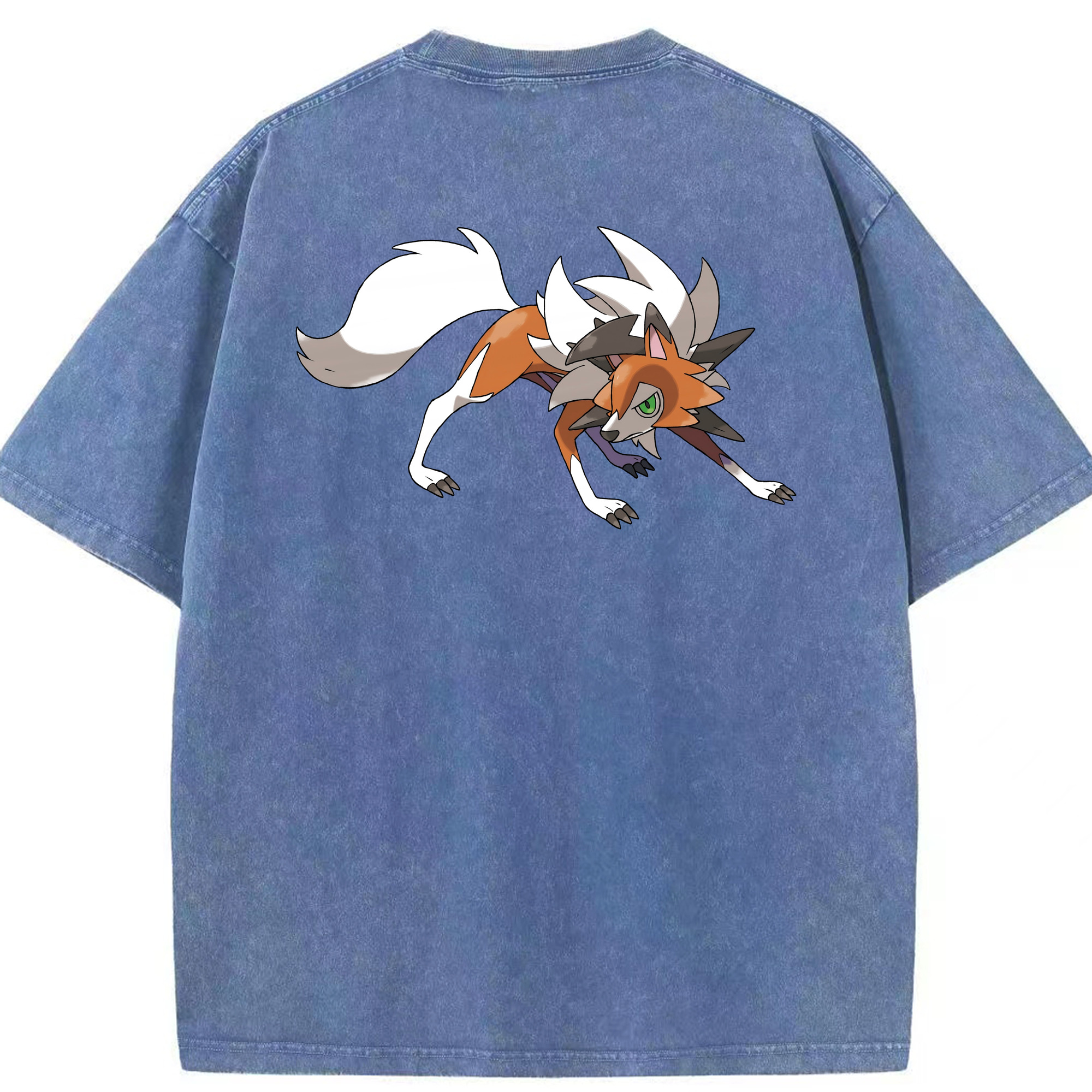 （画像用） ポケットモンスター Pokémon 綿100% ヴィンテージ風 半袖Tシャツ（背面プリント）