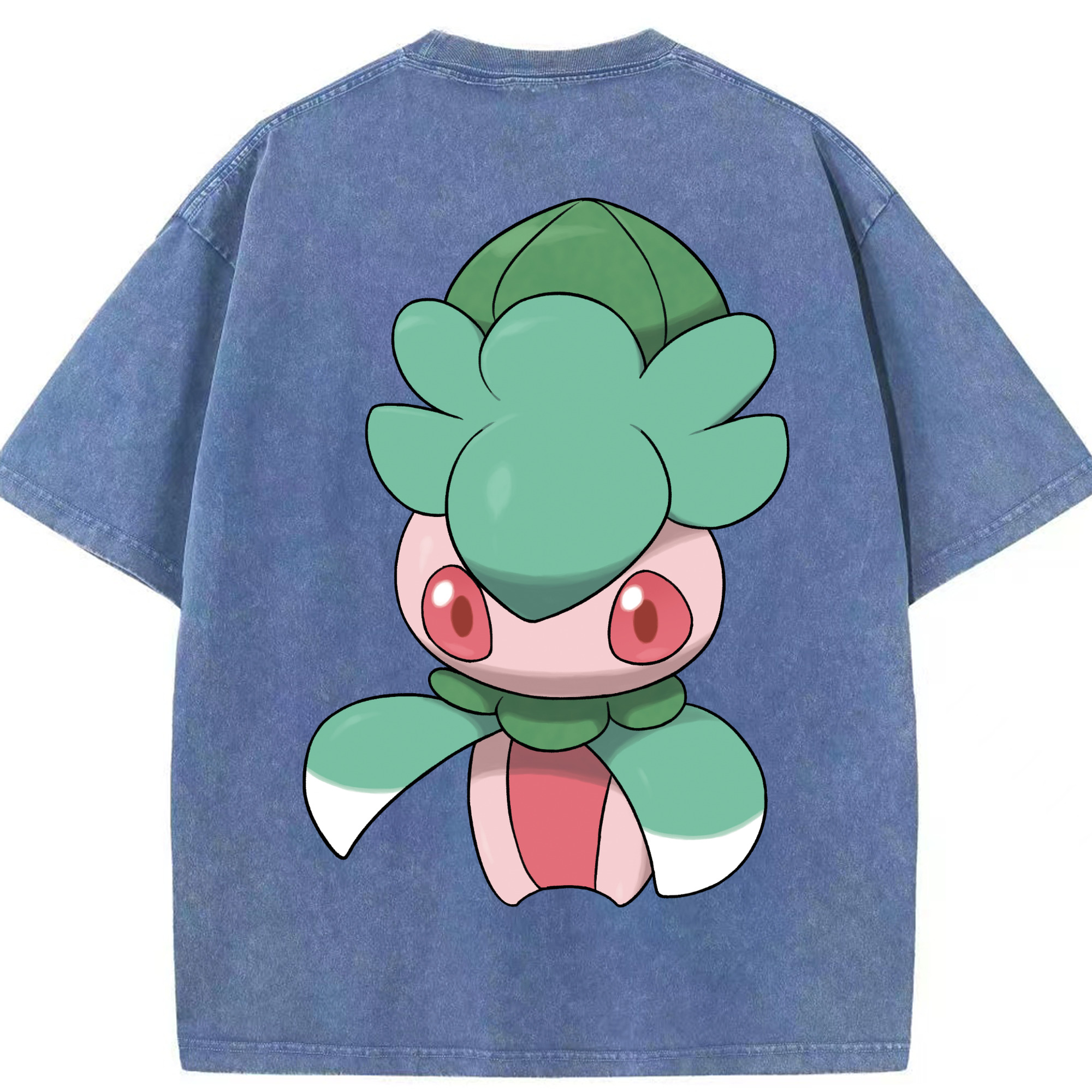（画像用） ポケットモンスター Pokémon 綿100% ヴィンテージ風 半袖Tシャツ（背面プリント）