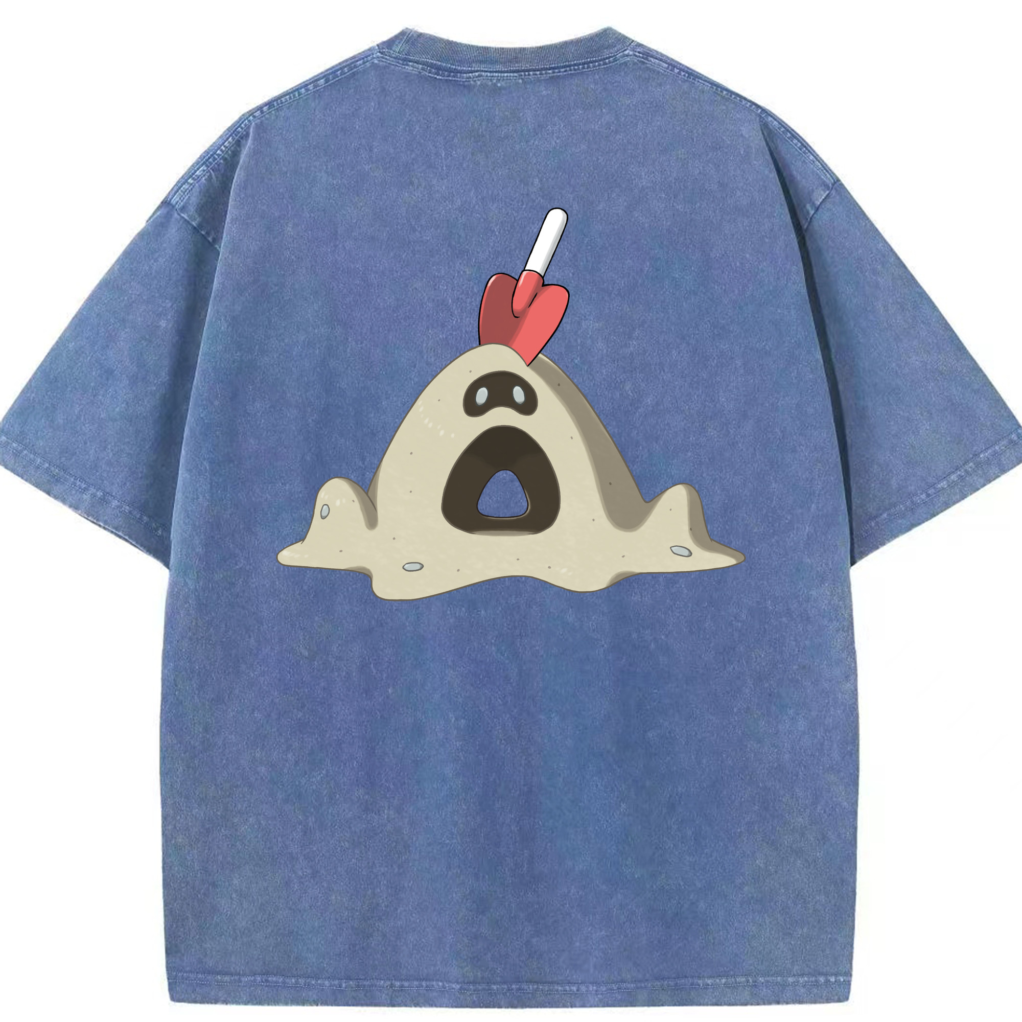 （画像用） ポケットモンスター Pokémon 綿100% ヴィンテージ風 半袖Tシャツ（背面プリント）