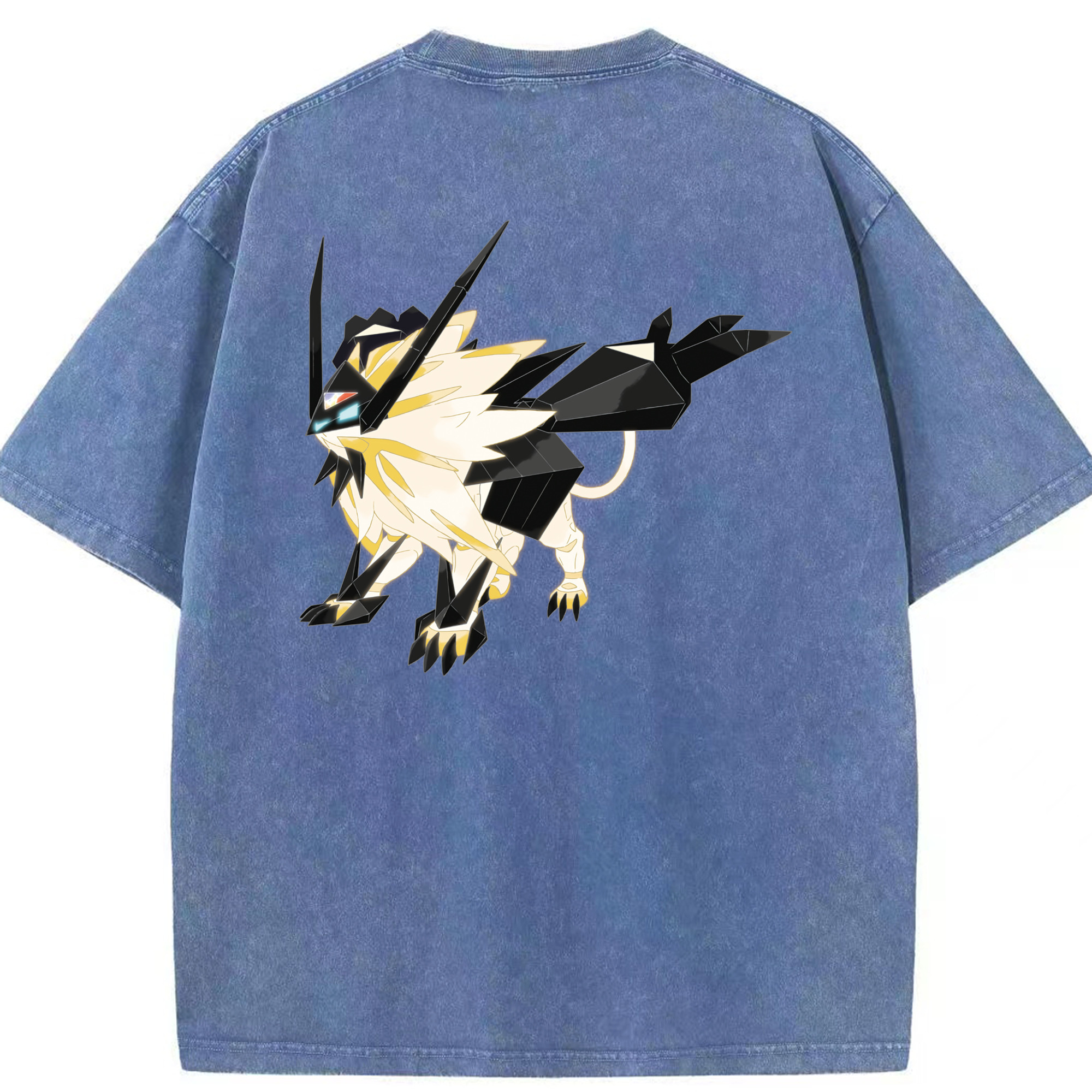 （画像用） ポケットモンスター Pokémon 綿100% ヴィンテージ風 半袖Tシャツ（背面プリント）