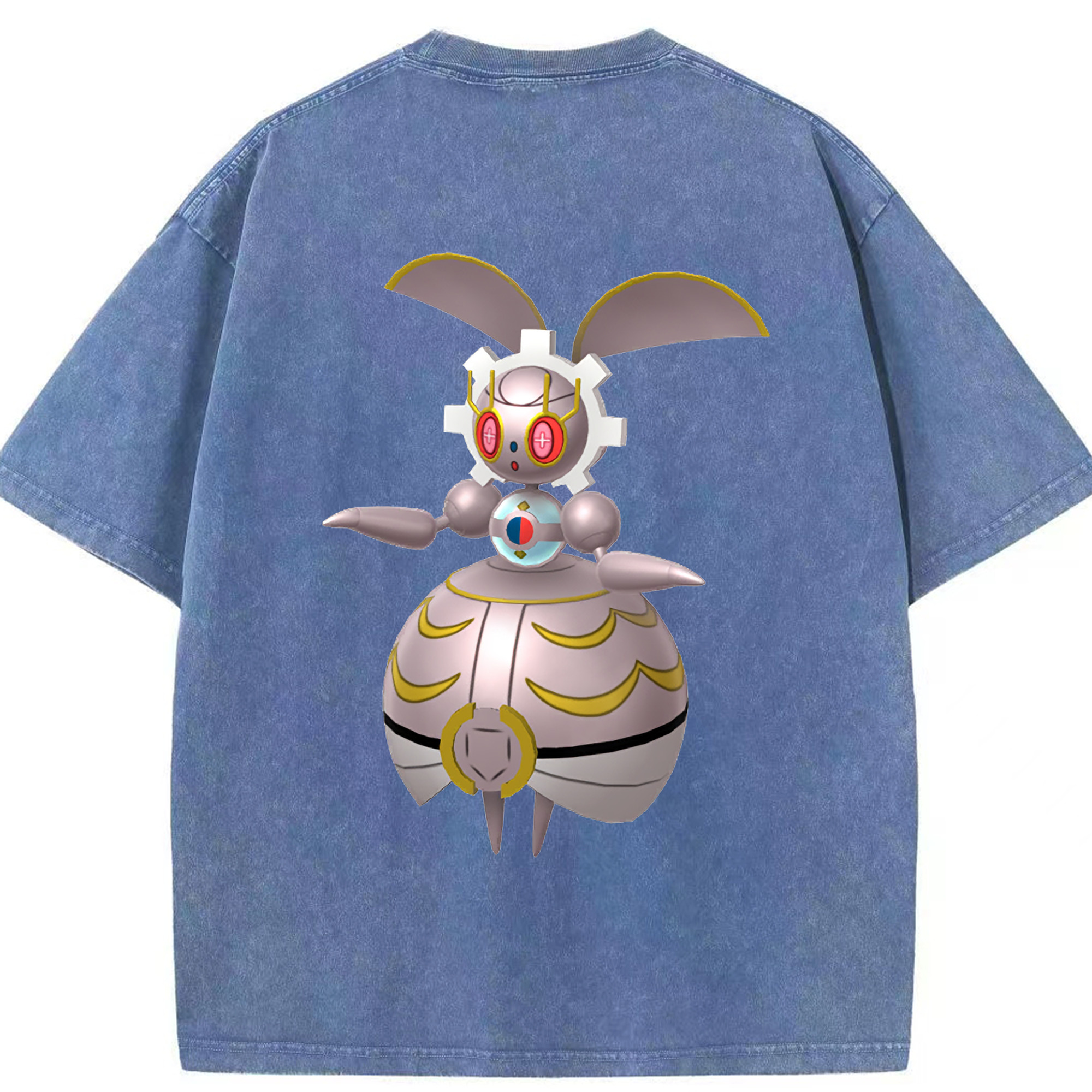 （画像用） ポケットモンスター Pokémon 綿100% ヴィンテージ風 半袖Tシャツ（背面プリント）