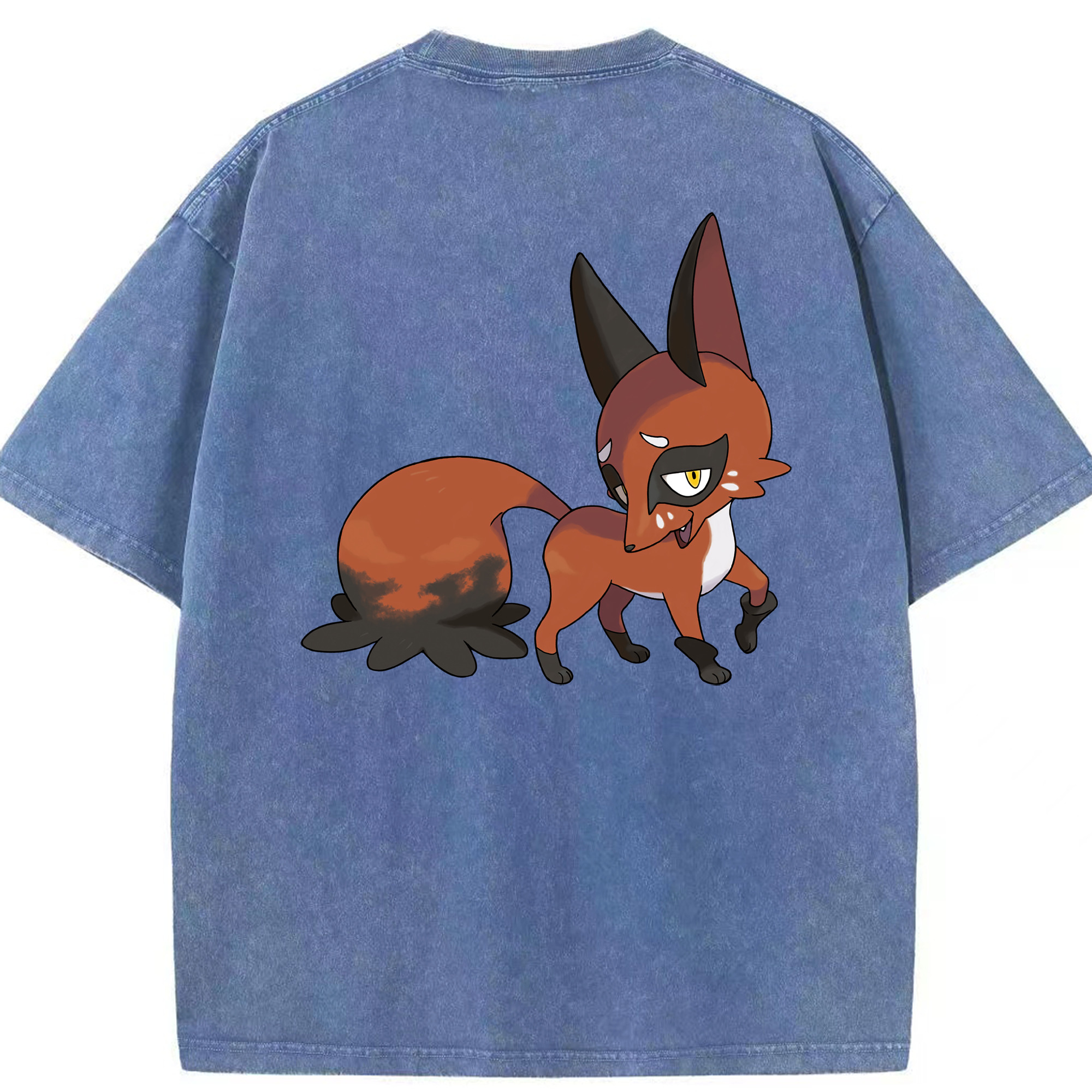 （画像用） ポケットモンスター Pokémon 綿100% ヴィンテージ風 半袖Tシャツ（背面プリント）