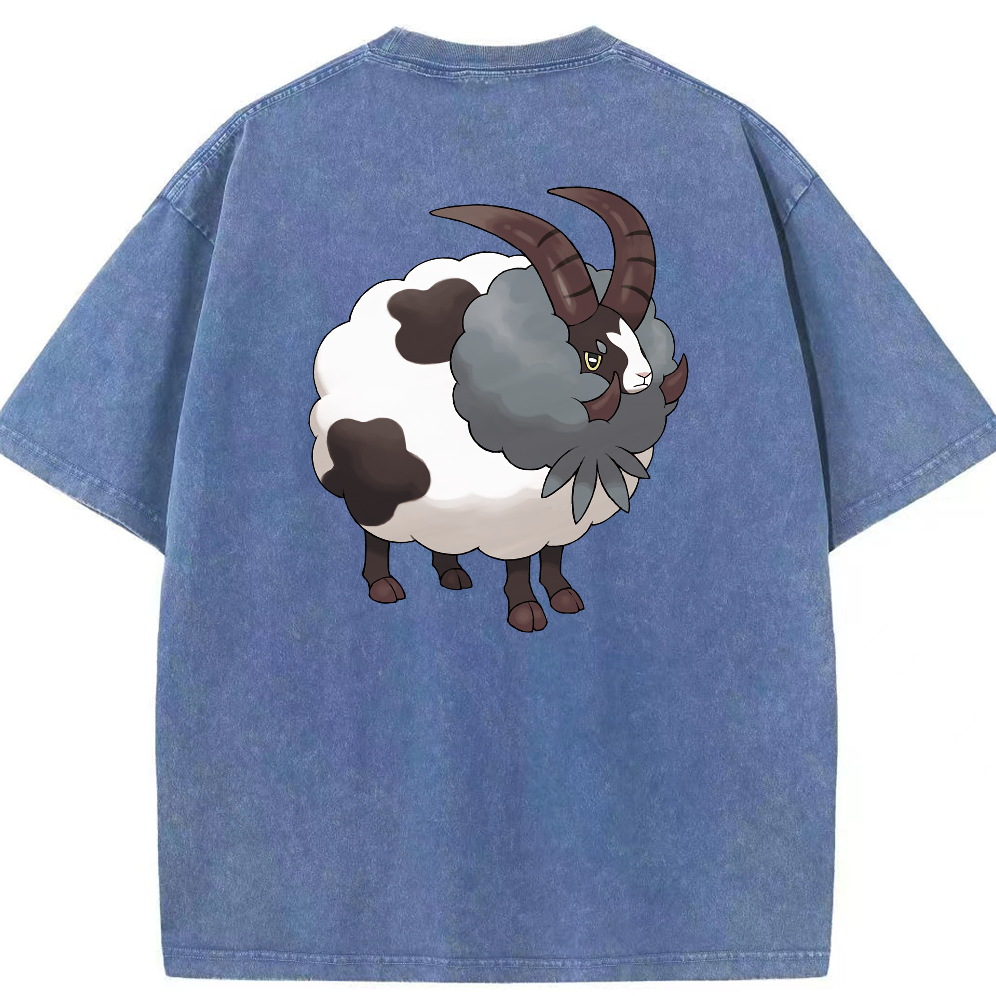 （画像用） ポケットモンスター Pokémon 綿100% ヴィンテージ風 半袖Tシャツ（背面プリント）