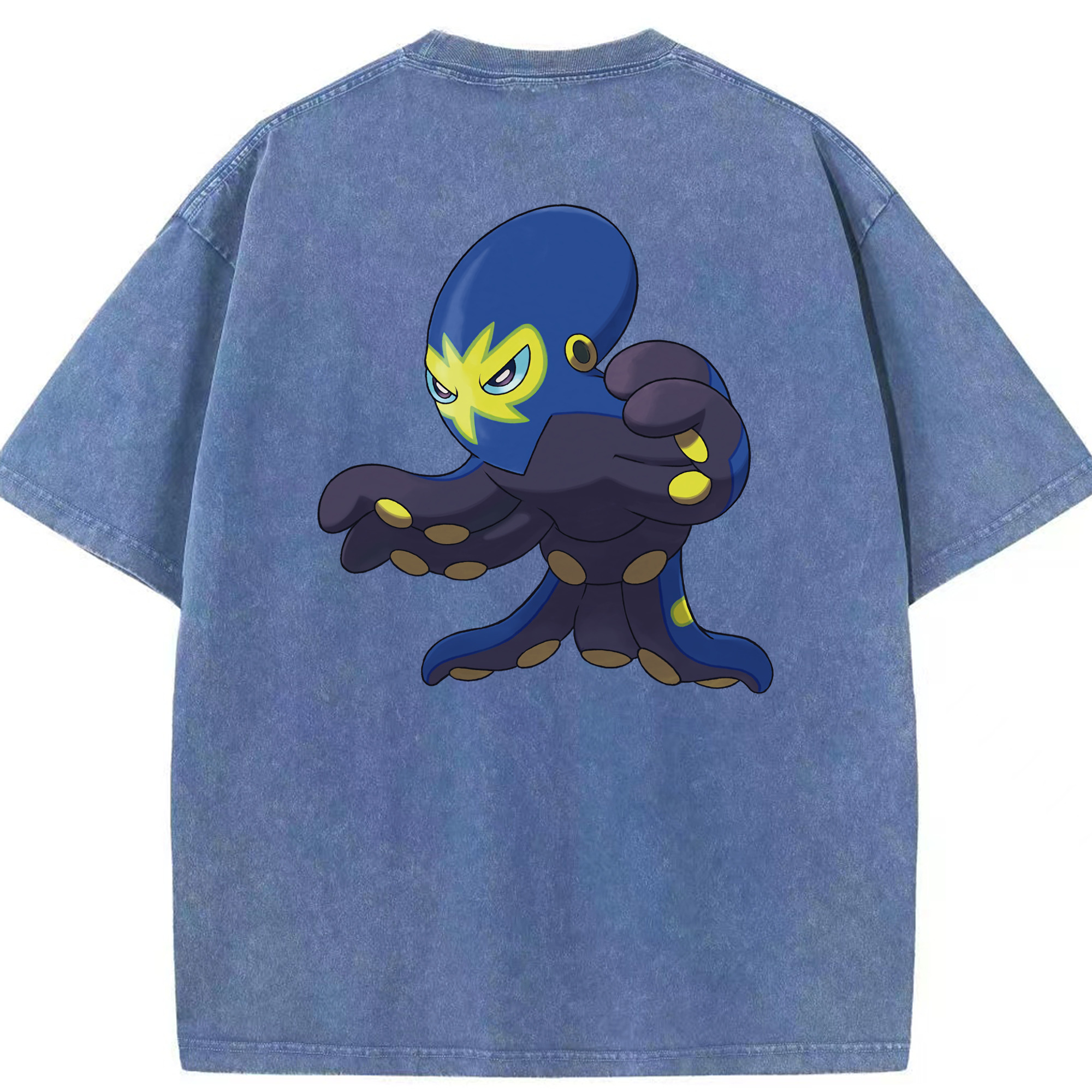 （画像用） ポケットモンスター Pokémon 綿100% ヴィンテージ風 半袖Tシャツ（背面プリント）