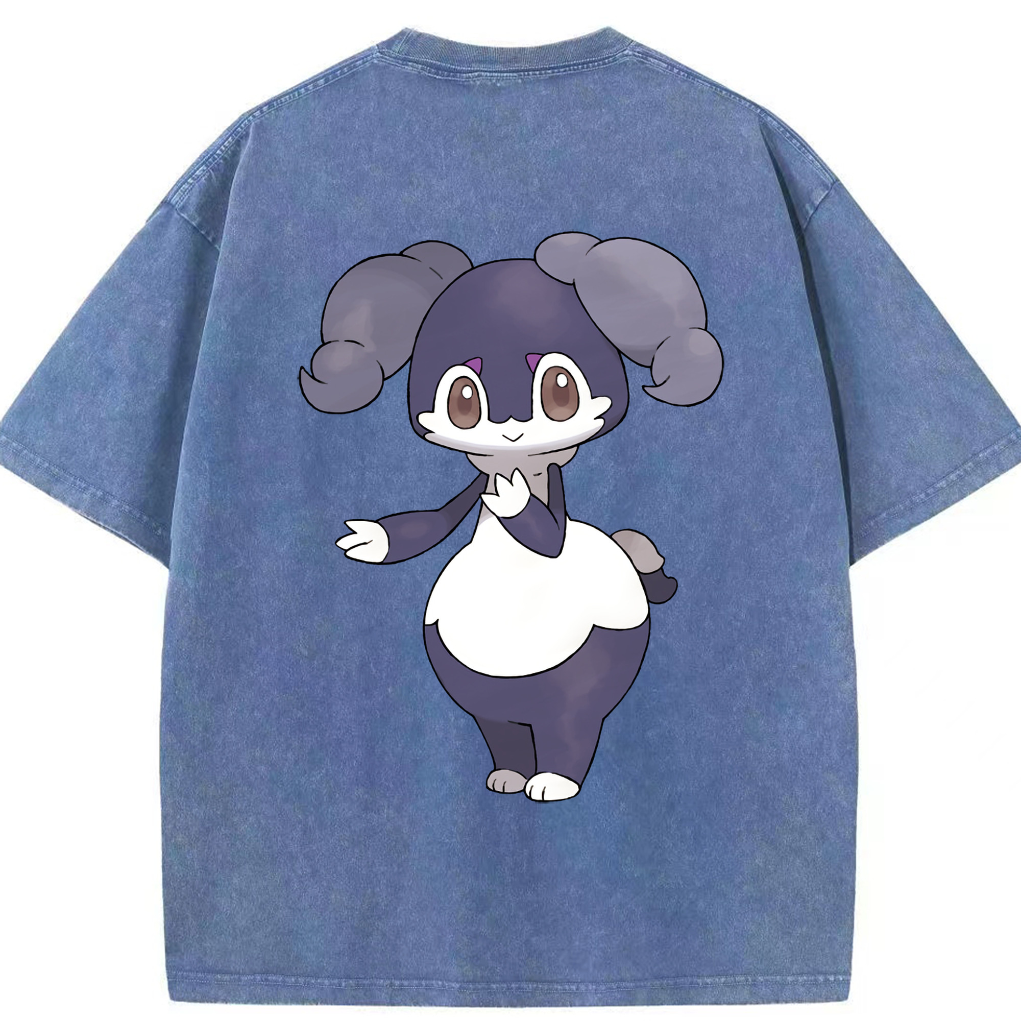 （画像用） ポケットモンスター Pokémon 綿100% ヴィンテージ風 半袖Tシャツ（背面プリント）