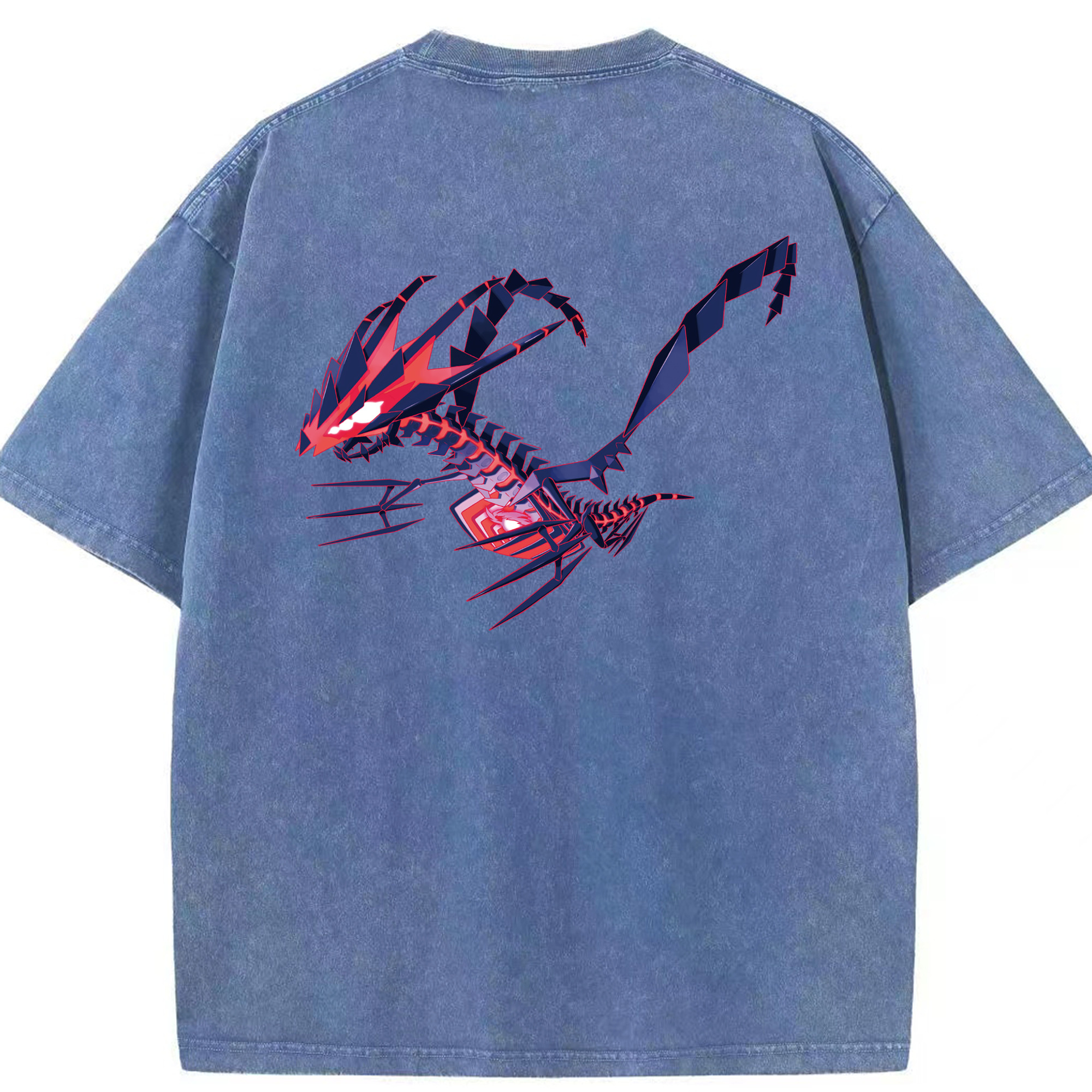 （画像用） ポケットモンスター Pokémon 綿100% ヴィンテージ風 半袖Tシャツ（背面プリント）