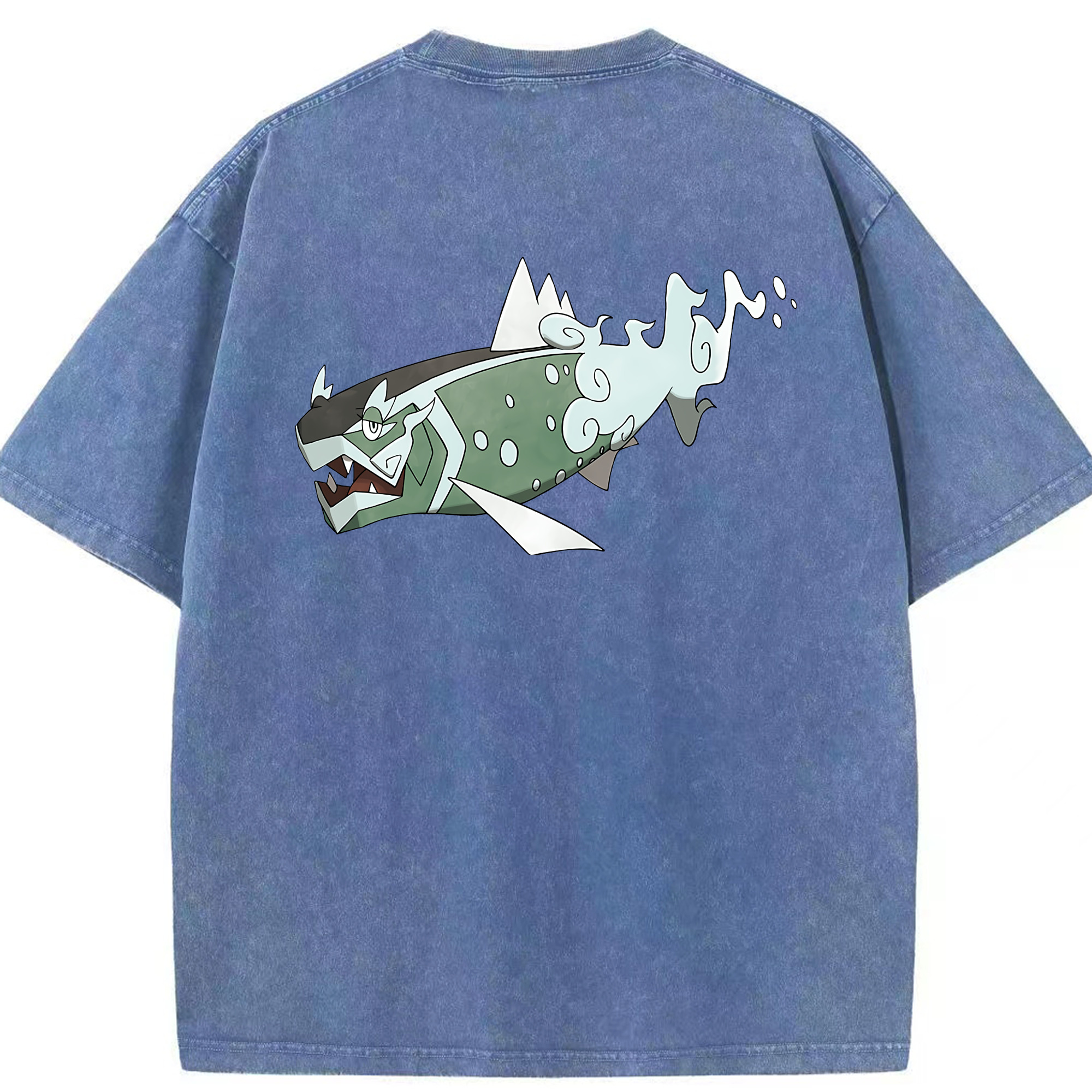 （画像用） ポケットモンスター Pokémon 綿100% ヴィンテージ風 半袖Tシャツ（背面プリント）