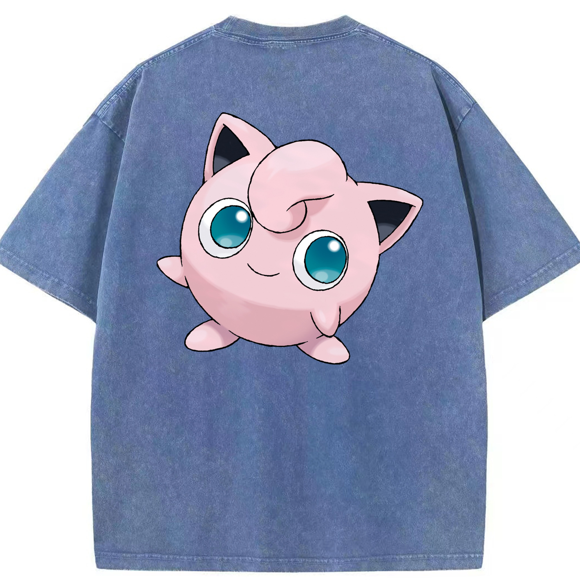 （画像用） ポケットモンスター Pokémon 綿100% ヴィンテージ風 半袖Tシャツ（背面プリント）