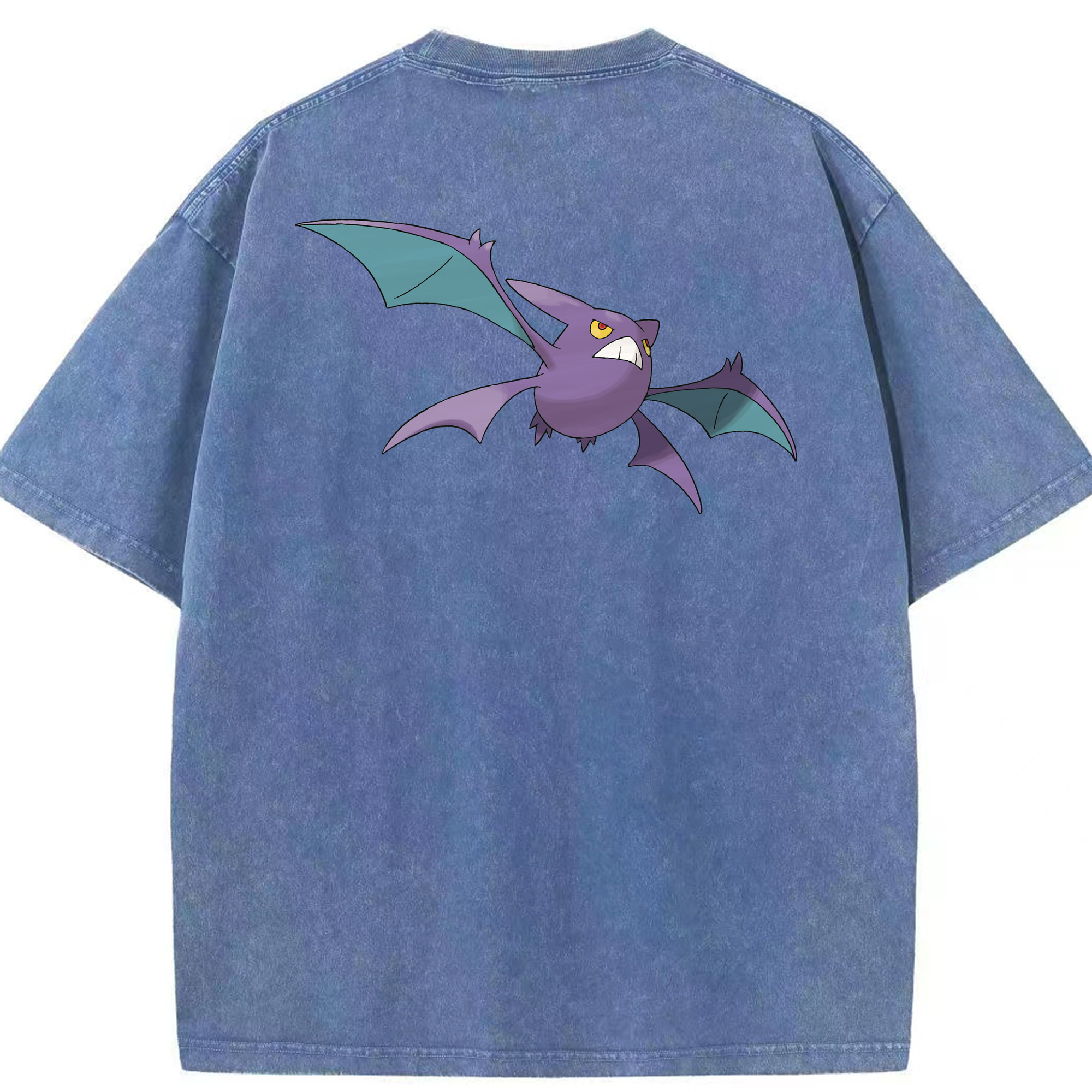 （画像用） ポケットモンスター Pokémon 綿100% ヴィンテージ風 半袖Tシャツ（背面プリント）