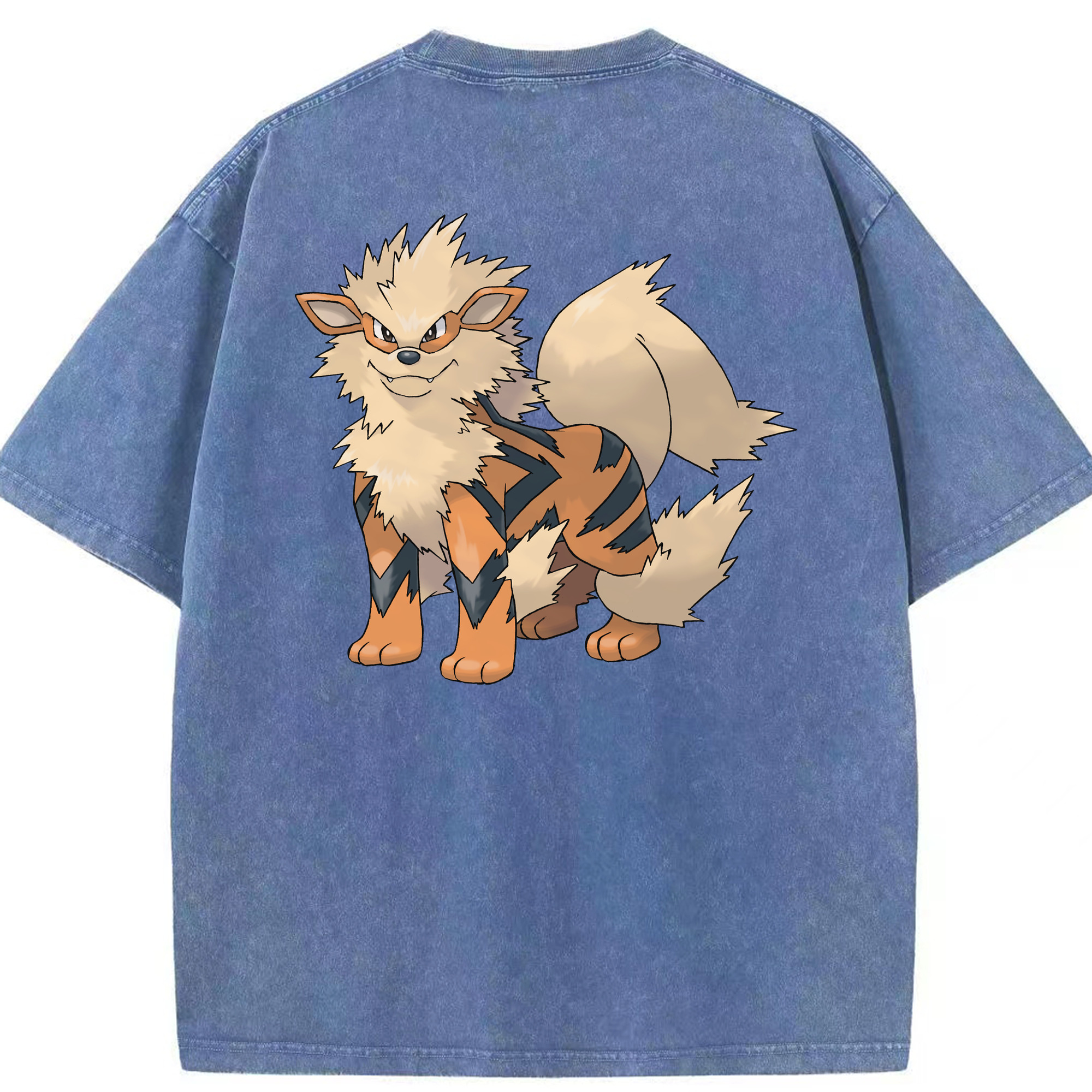 （画像用） ポケットモンスター Pokémon 綿100% ヴィンテージ風 半袖Tシャツ（背面プリント）