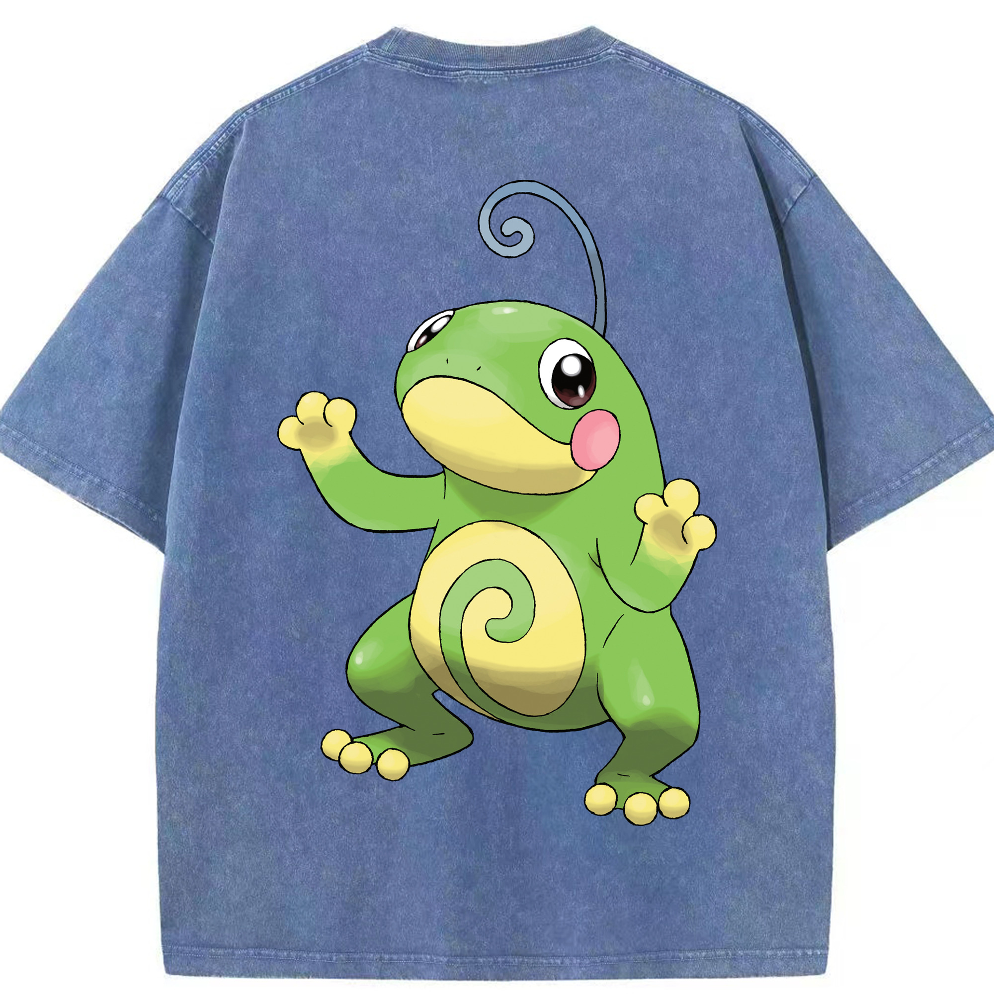 （画像用） ポケットモンスター Pokémon 綿100% ヴィンテージ風 半袖Tシャツ（背面プリント）
