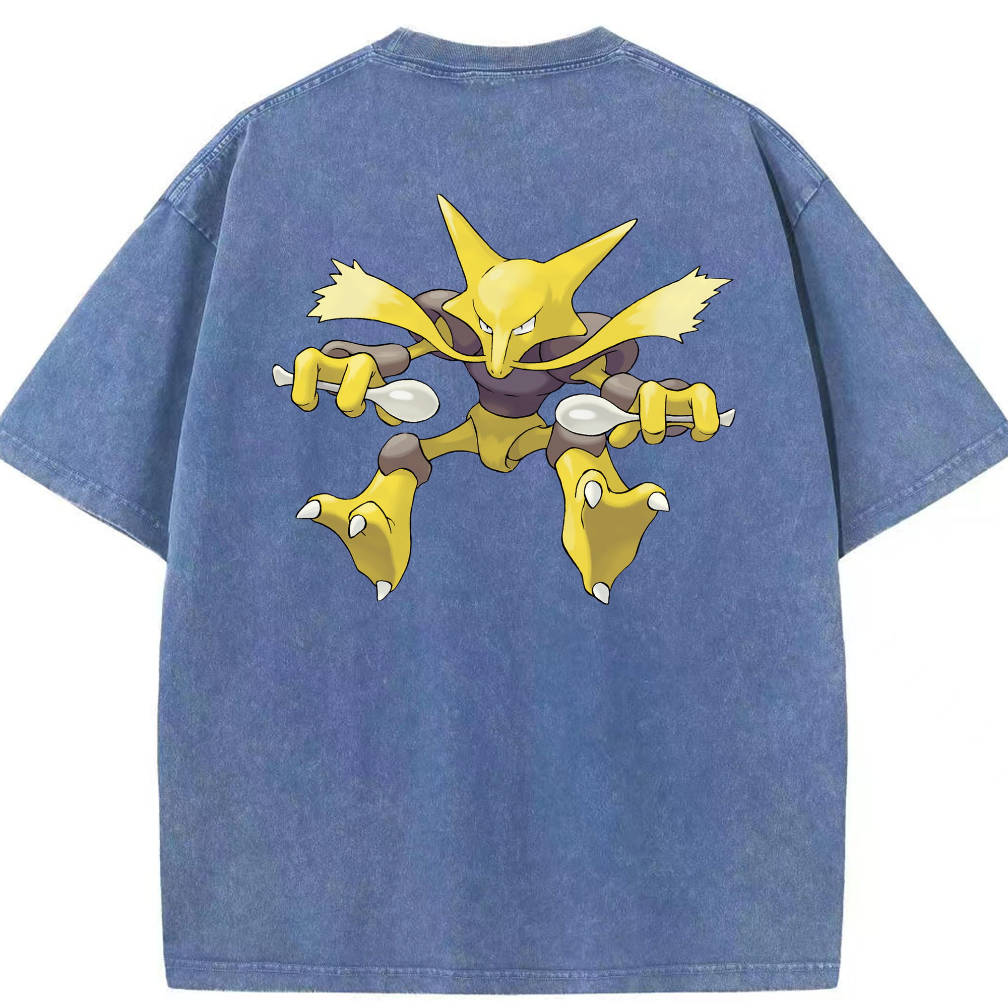 （画像用） ポケットモンスター Pokémon 綿100% ヴィンテージ風 半袖Tシャツ（背面プリント）