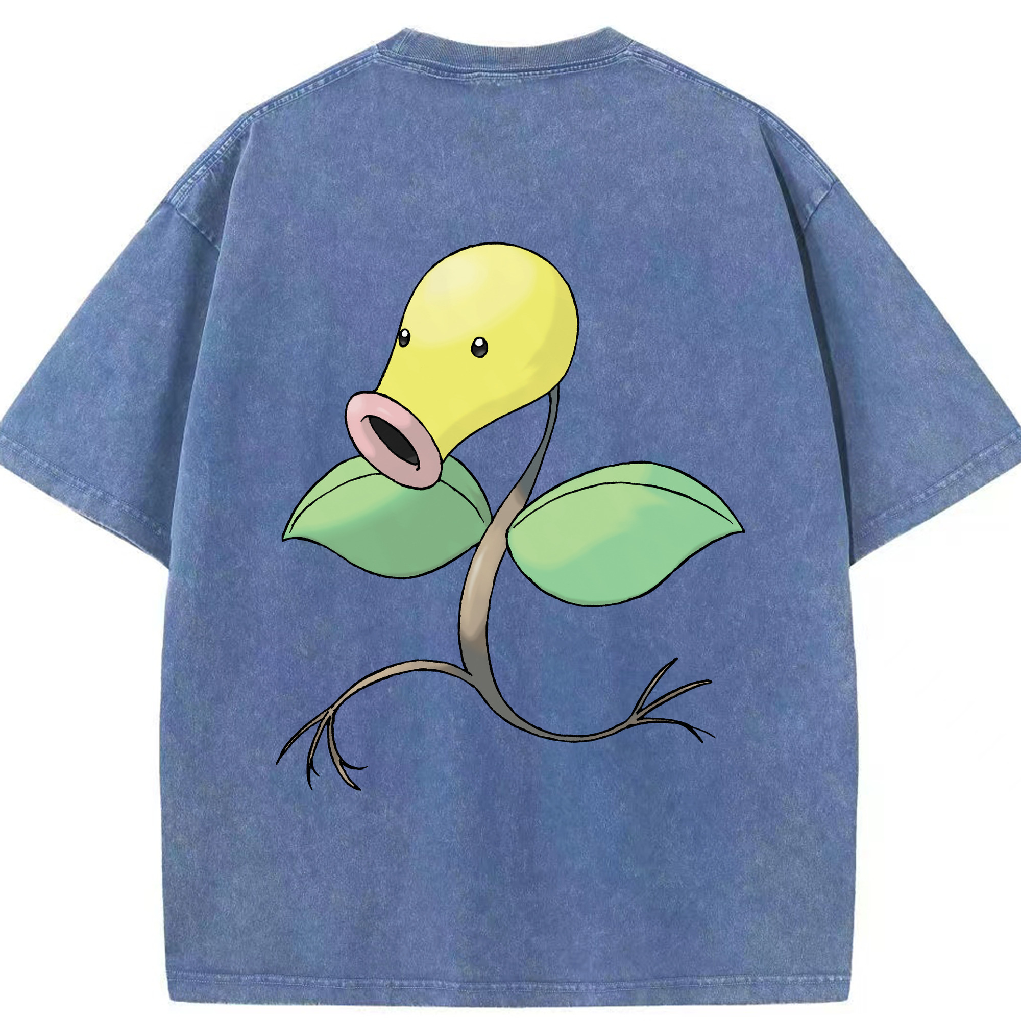 （画像用） ポケットモンスター Pokémon 綿100% ヴィンテージ風 半袖Tシャツ（背面プリント）