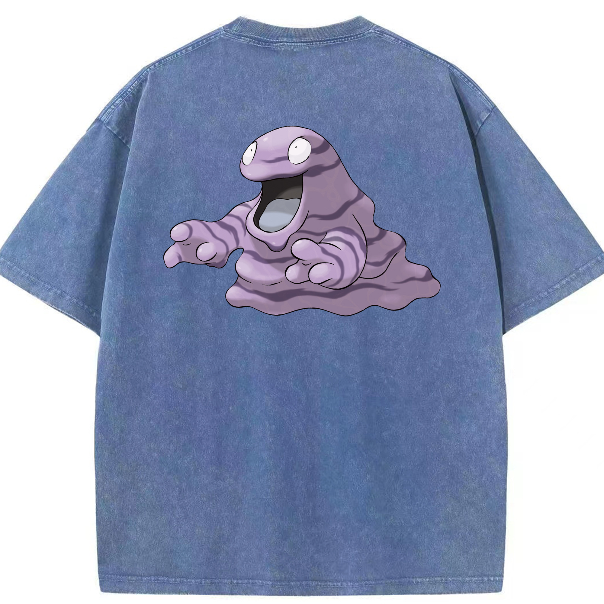 （画像用） ポケットモンスター Pokémon 綿100% ヴィンテージ風 半袖Tシャツ（背面プリント）