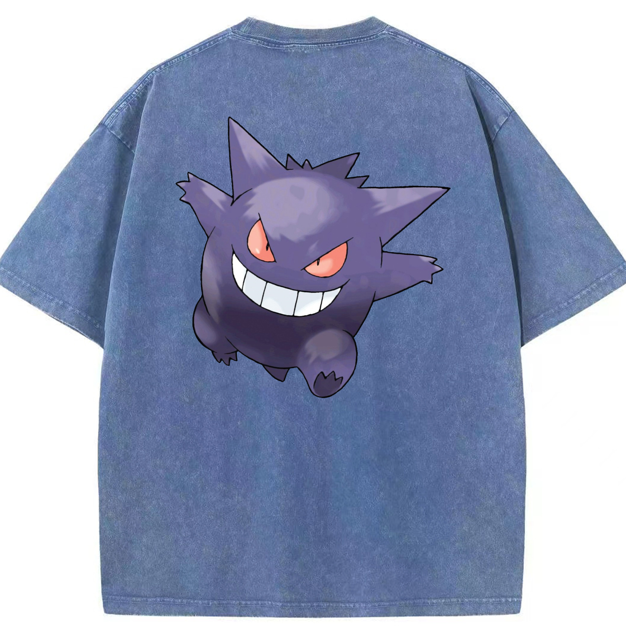 （画像用） ポケットモンスター Pokémon 綿100% ヴィンテージ風 半袖Tシャツ（背面プリント）