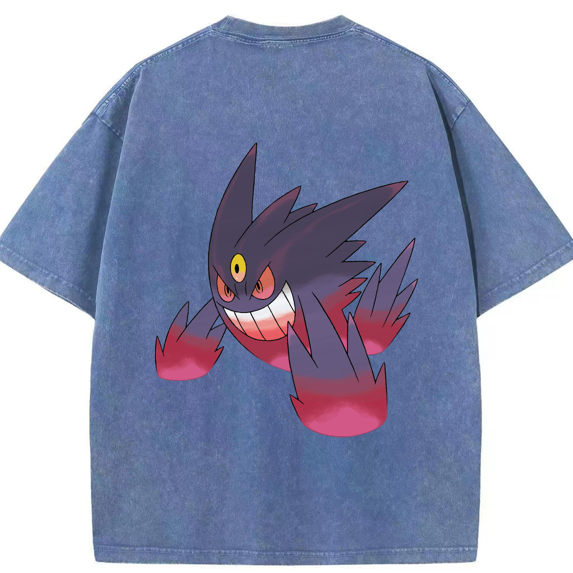 （画像用） ポケットモンスター Pokémon 綿100% ヴィンテージ風 半袖Tシャツ（背面プリント）