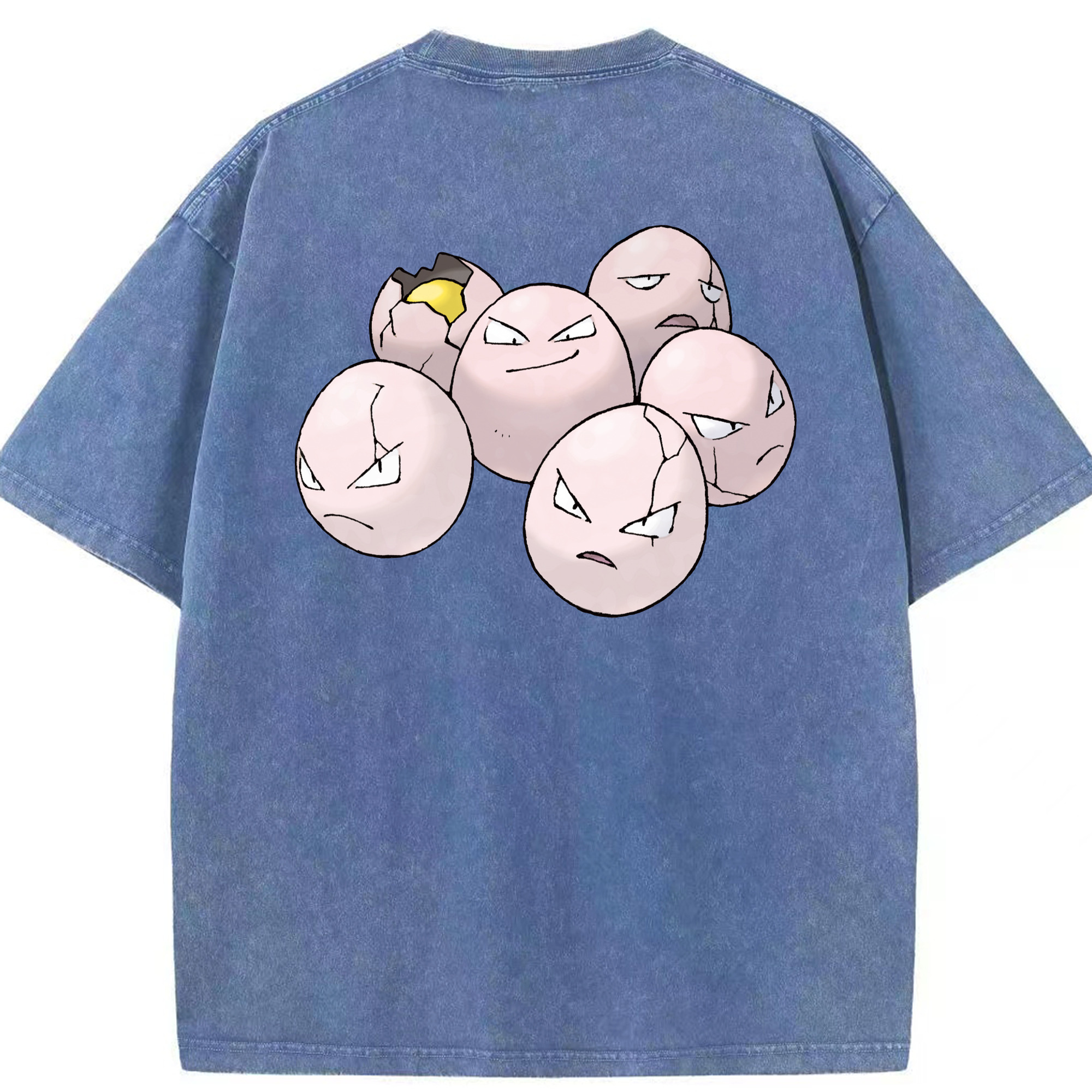 （画像用） ポケットモンスター Pokémon 綿100% ヴィンテージ風 半袖Tシャツ（背面プリント）