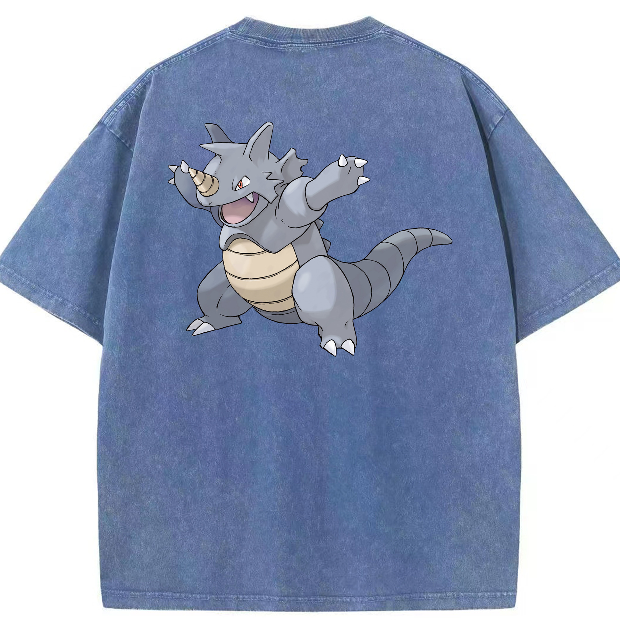 （画像用） ポケットモンスター Pokémon 綿100% ヴィンテージ風 半袖Tシャツ（背面プリント）