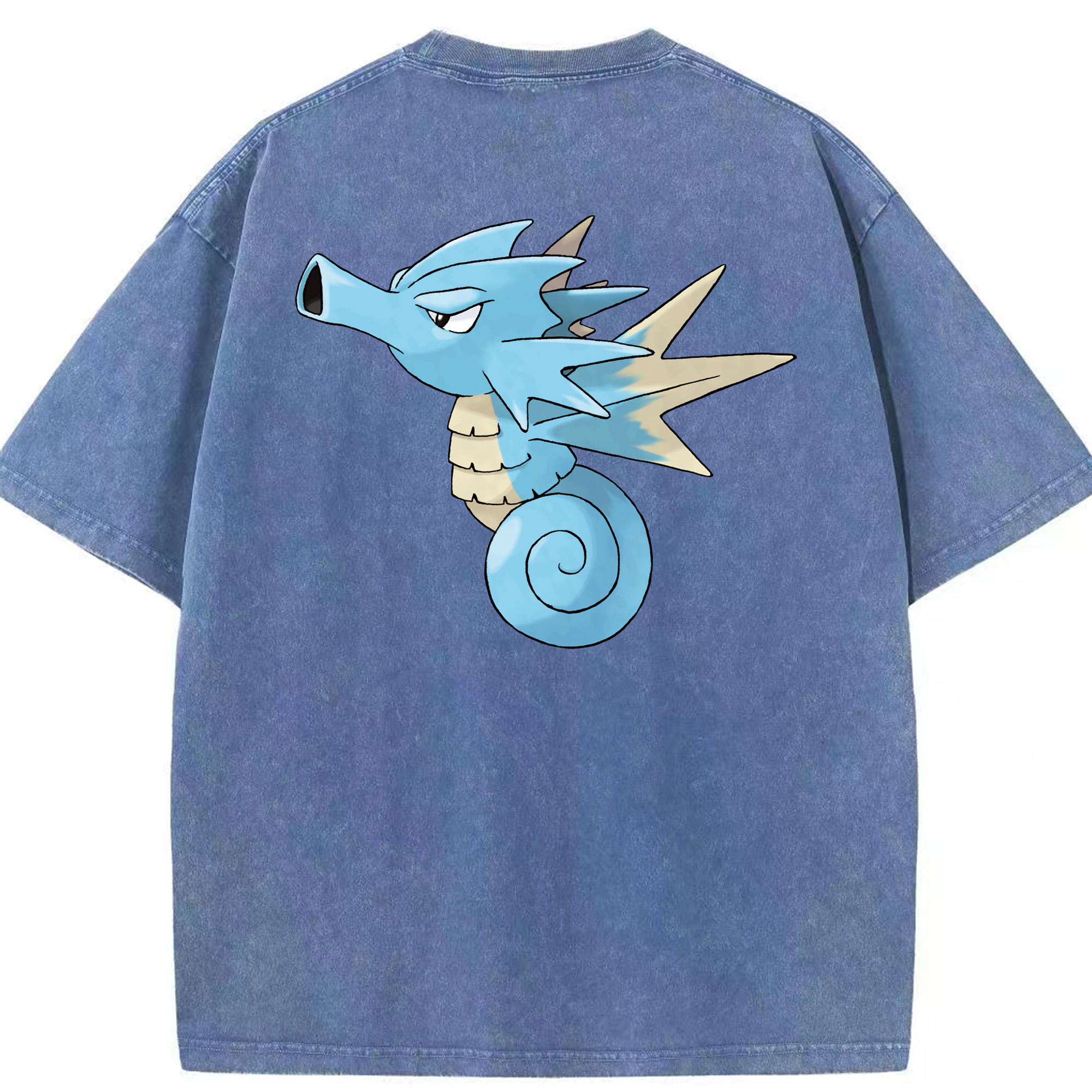 （画像用） ポケットモンスター Pokémon 綿100% ヴィンテージ風 半袖Tシャツ（背面プリント）
