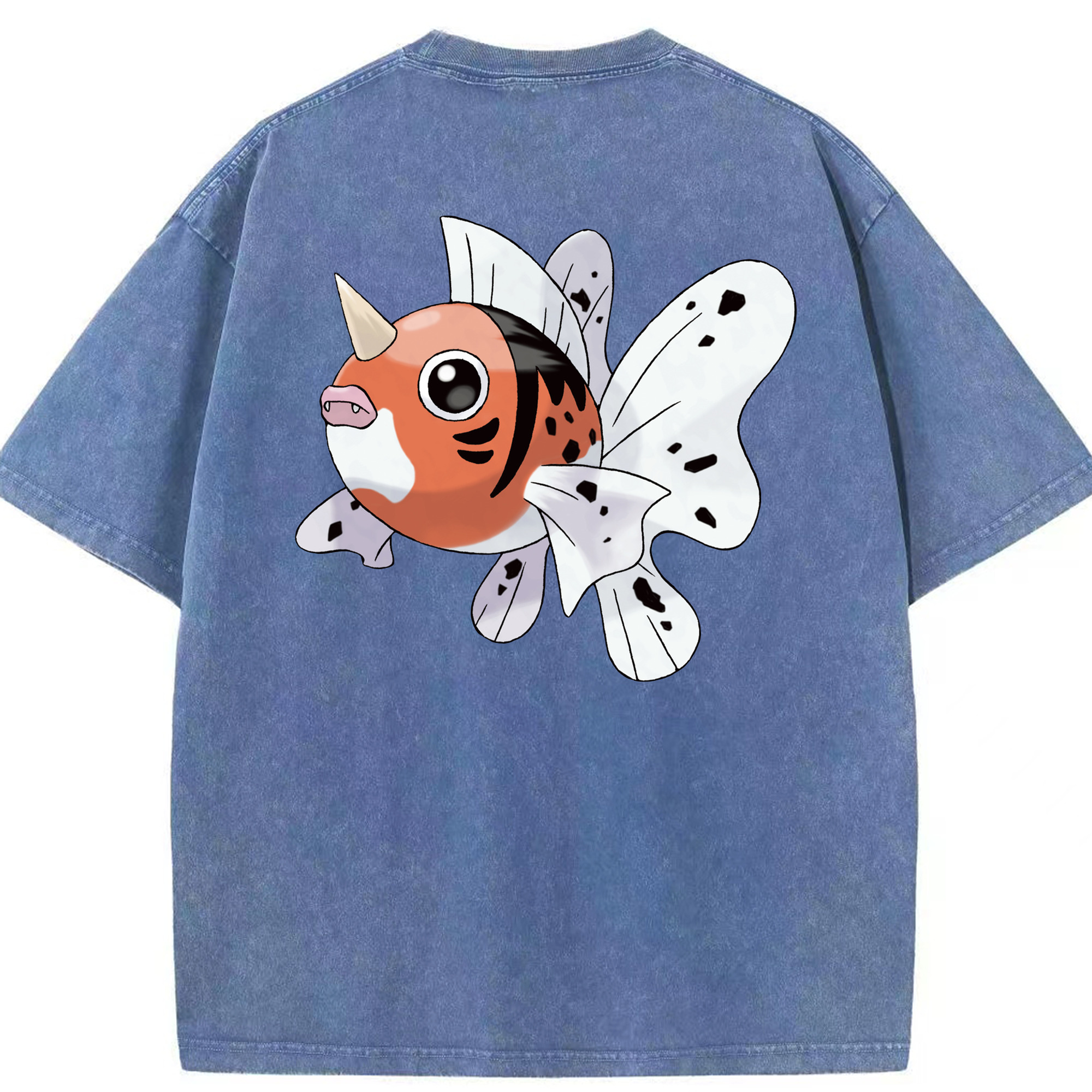 （画像用） ポケットモンスター Pokémon 綿100% ヴィンテージ風 半袖Tシャツ（背面プリント）