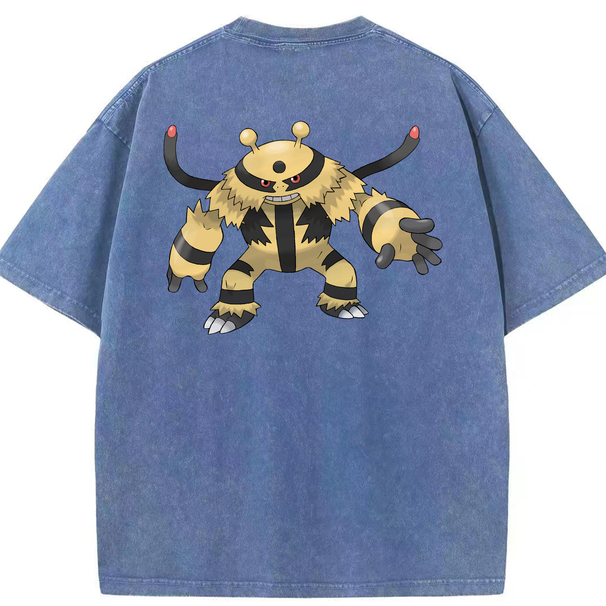 （画像用） ポケットモンスター Pokémon 綿100% ヴィンテージ風 半袖Tシャツ（背面プリント）