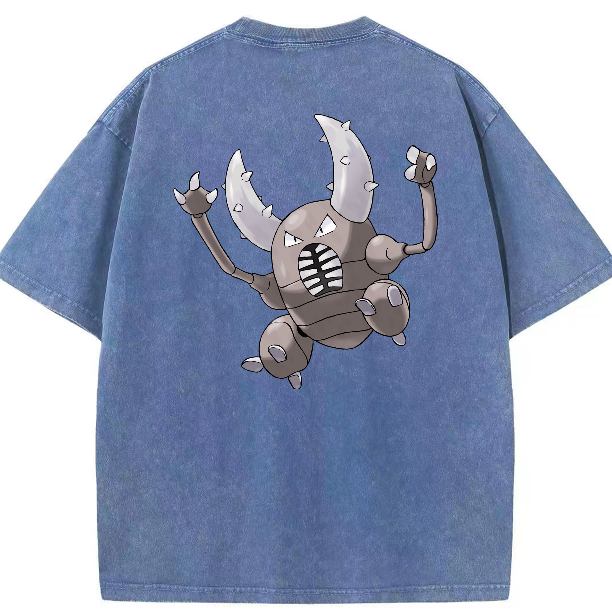 （画像用） ポケットモンスター Pokémon 綿100% ヴィンテージ風 半袖Tシャツ（背面プリント）