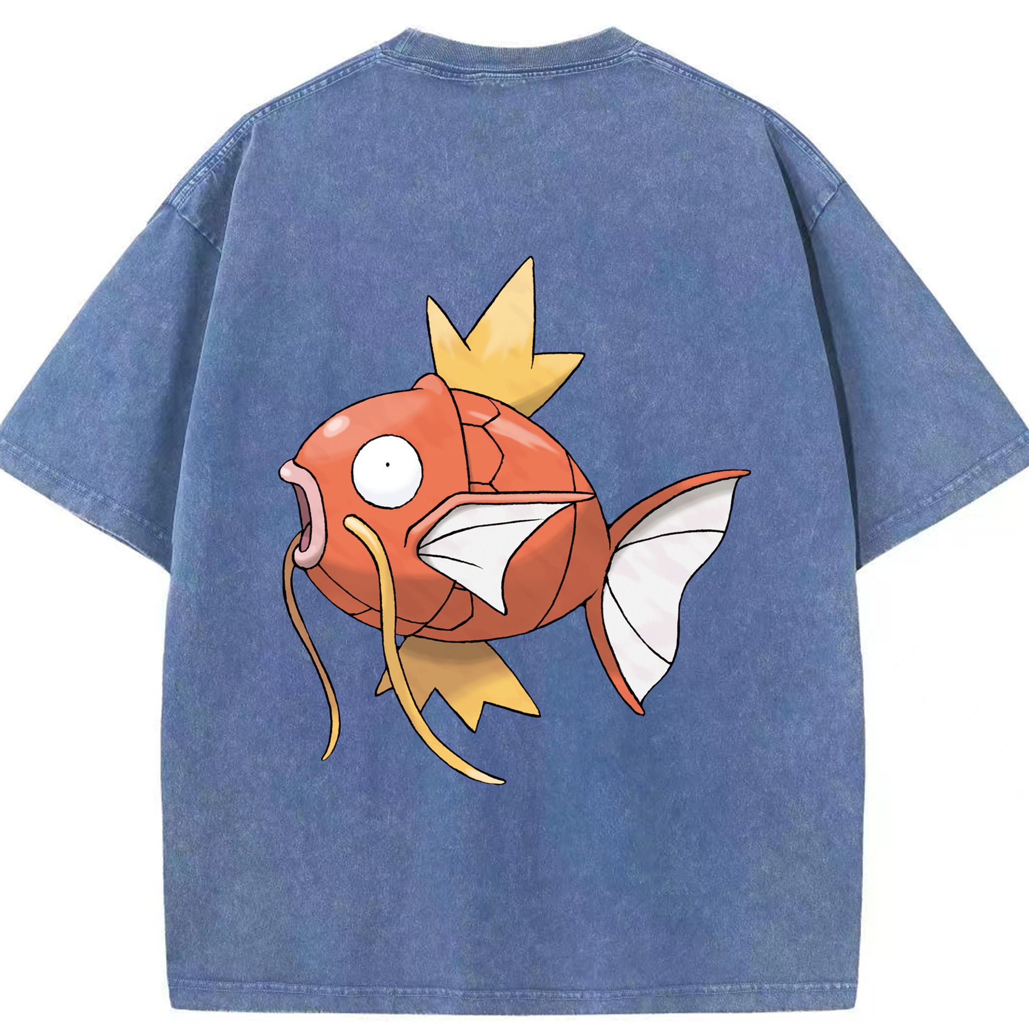 （画像用） ポケットモンスター Pokémon 綿100% ヴィンテージ風 半袖Tシャツ（背面プリント）