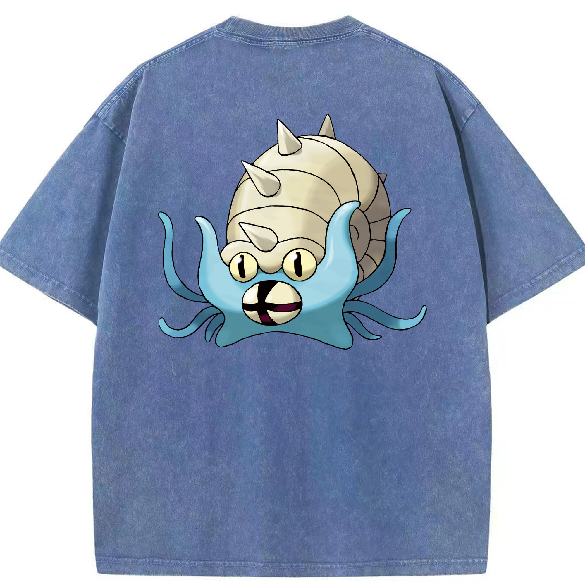 （画像用） ポケットモンスター Pokémon 綿100% ヴィンテージ風 半袖Tシャツ（背面プリント）