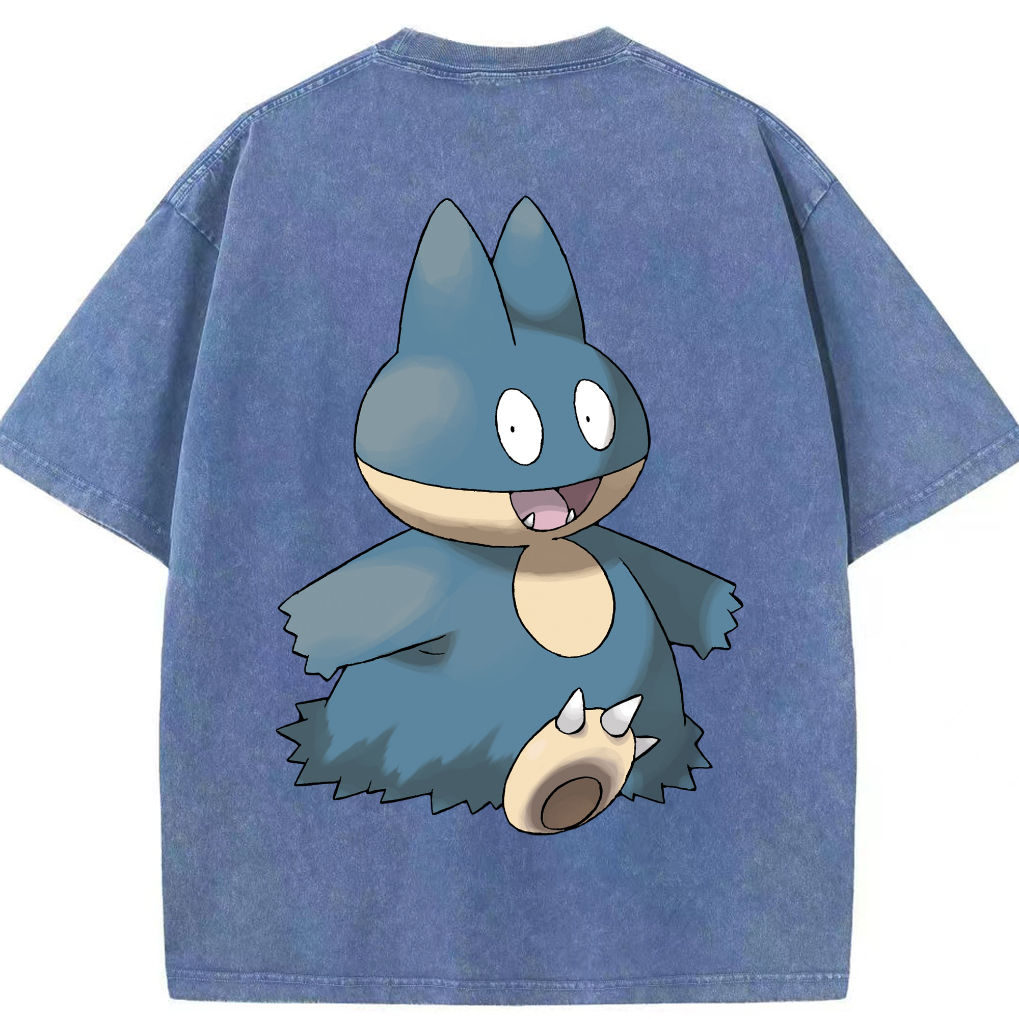 （画像用） ポケットモンスター Pokémon 綿100% ヴィンテージ風 半袖Tシャツ（背面プリント）