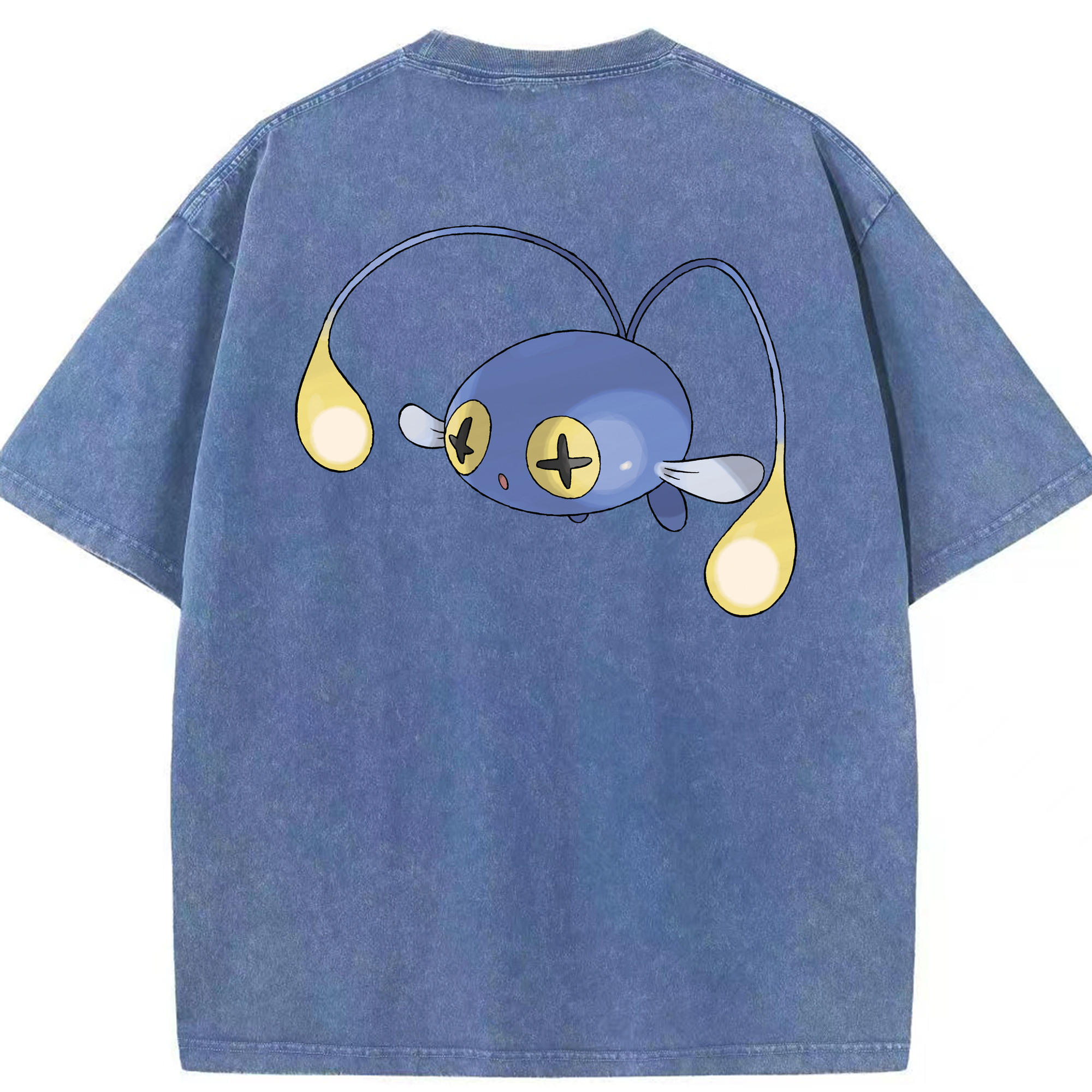 （画像用） ポケットモンスター Pokémon 綿100% ヴィンテージ風 半袖Tシャツ（背面プリント）